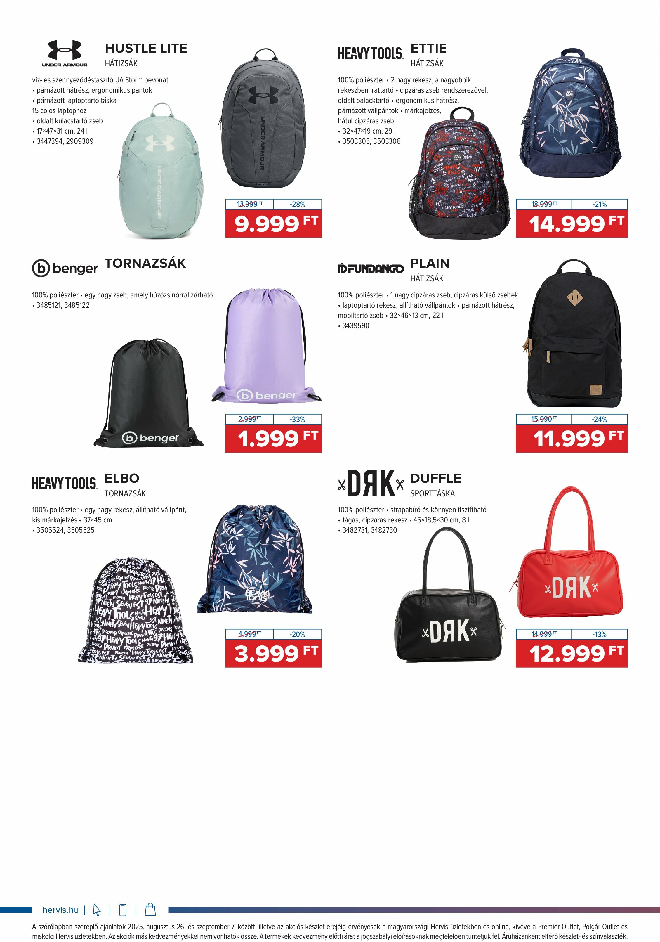 hervis - Hervis akciós újság, érvényes 08.26. - 09.07. - page: 2