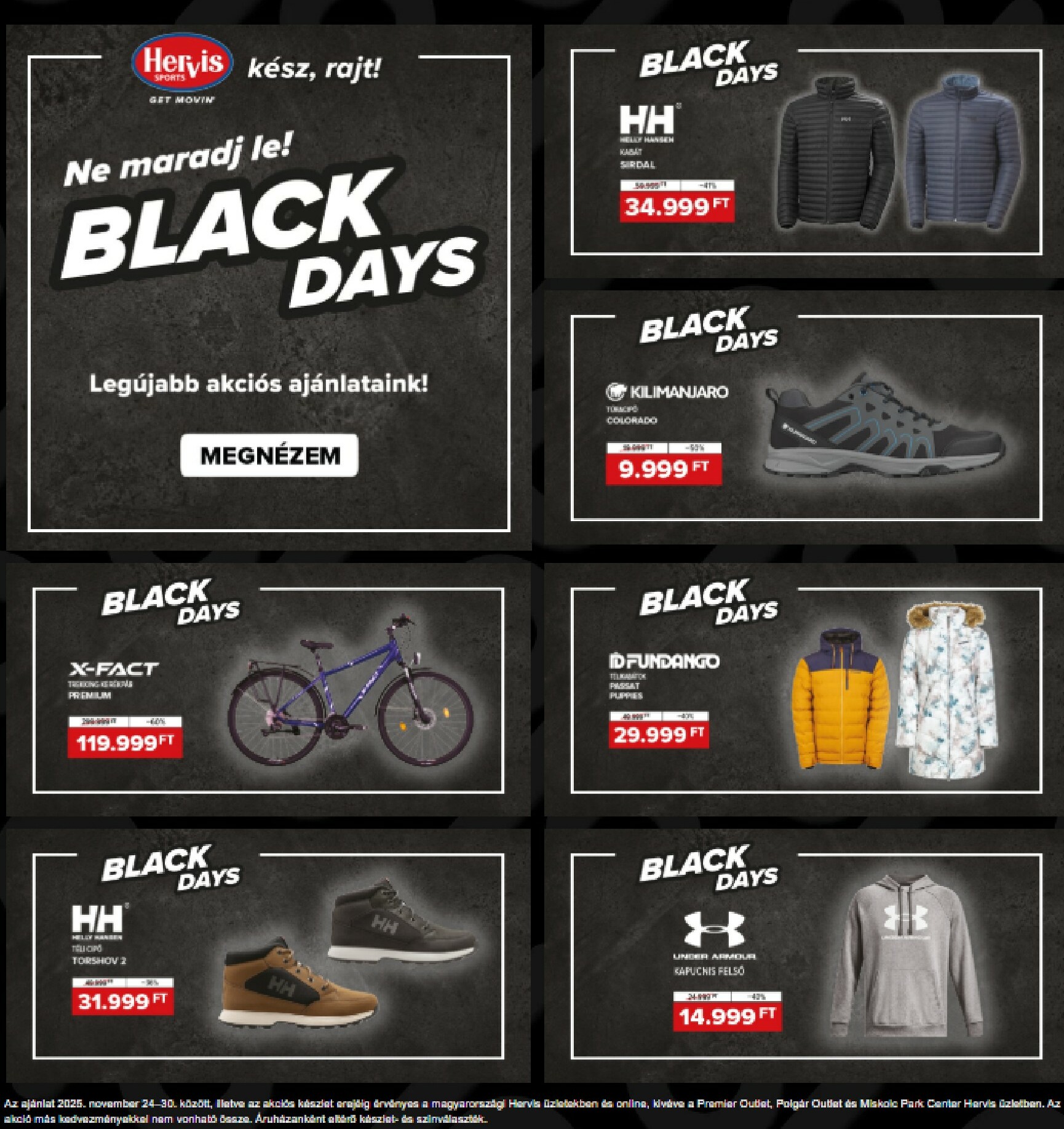 hervis - Hervis - Black Friday akciós újság, érvényes 11.24. - 11.30. - page: 1