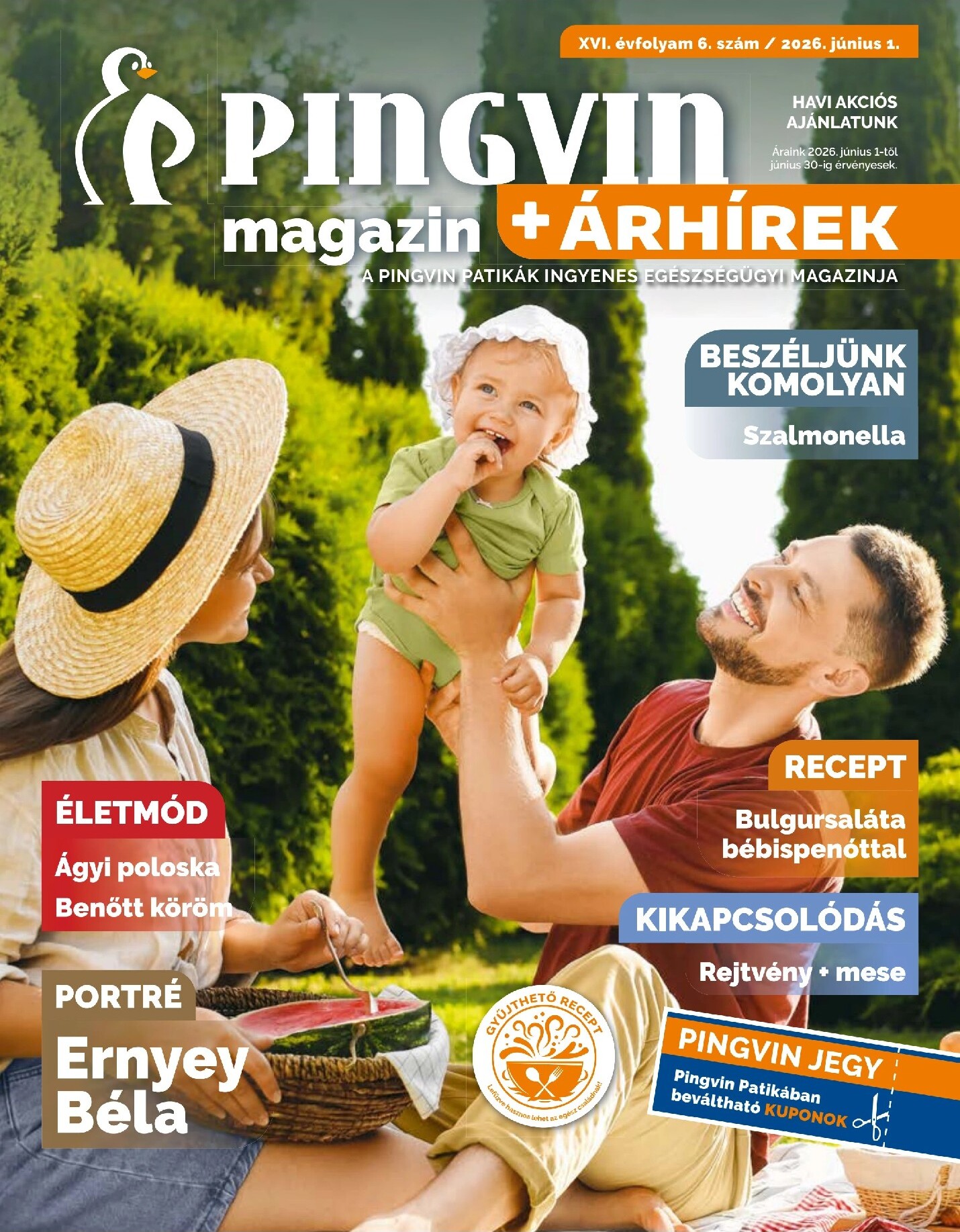 pingvin-patika - Aktuális Pingvin Patika - Magazin szórólap érvényes hétfőtől 2026.06.01.-től keddtől 2026.06.30.-ig