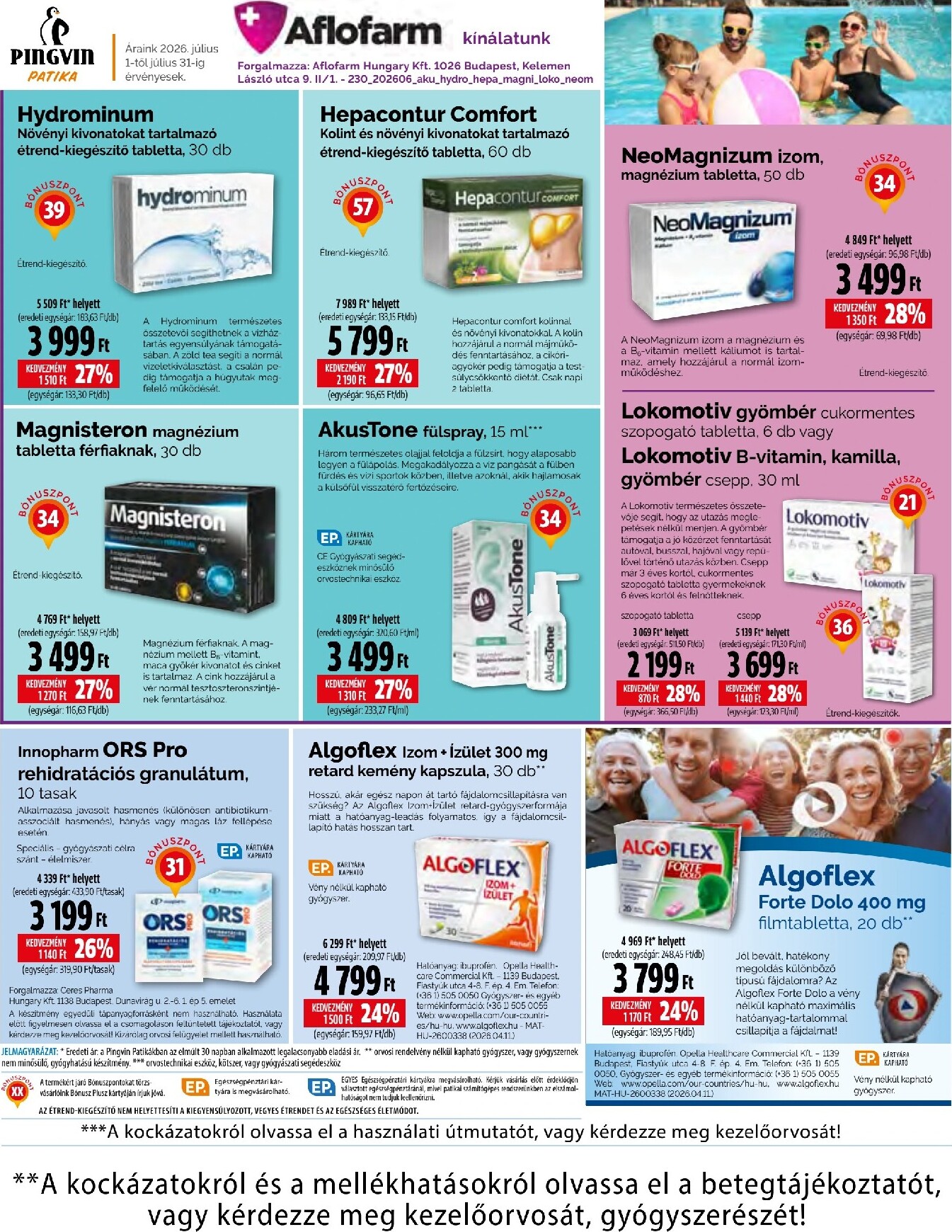 pingvin-patika - Aktuális Pingvin Patika - Extra szórólap érvényes szerdától 2026.07.01.-től péntektől 2026.07.31.-ig - page: 3