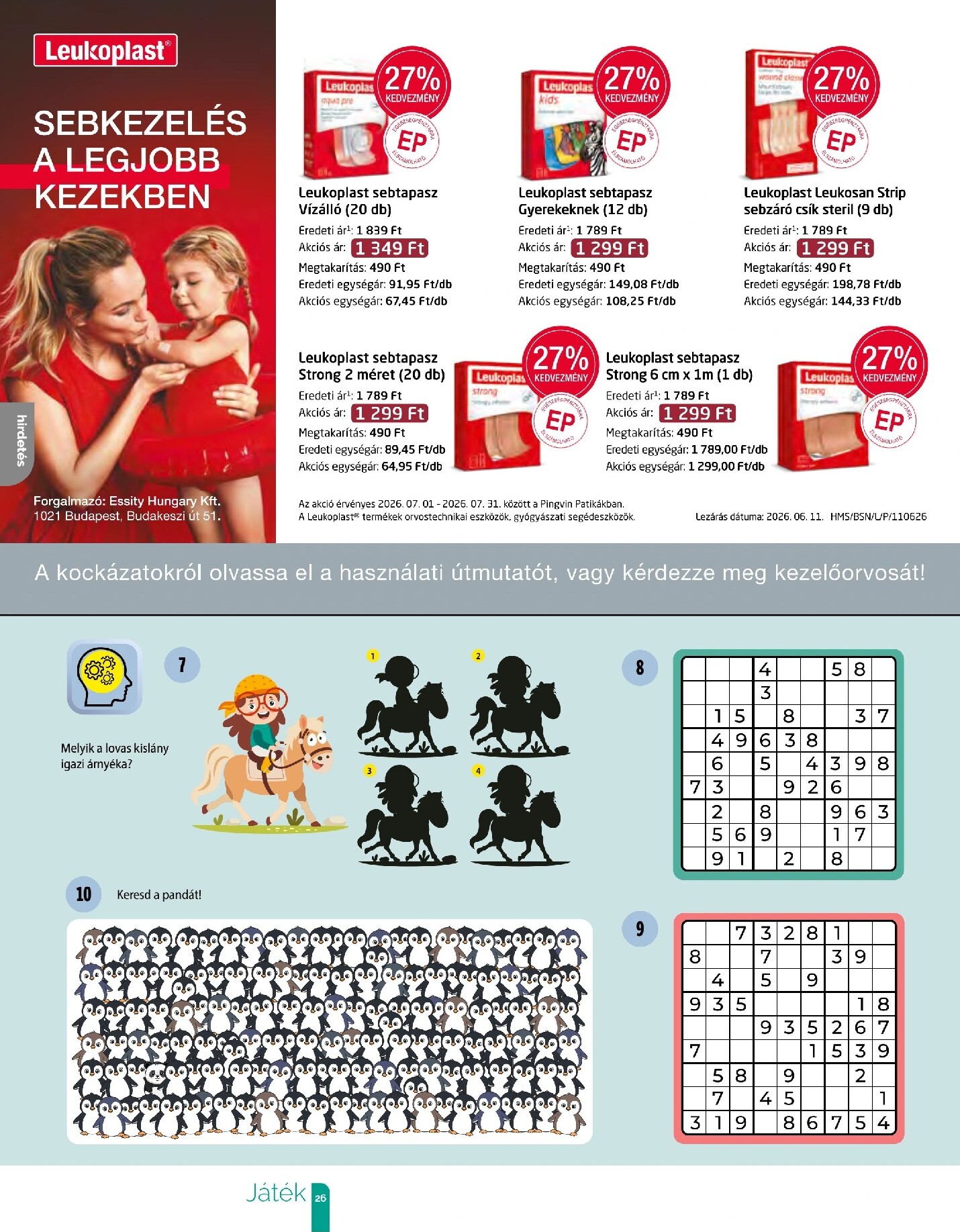 pingvin-patika - Aktuális Pingvin Patika - Magazin szórólap érvényes szerdától 2026.07.01.-től péntektől 2026.07.31.-ig - page: 26