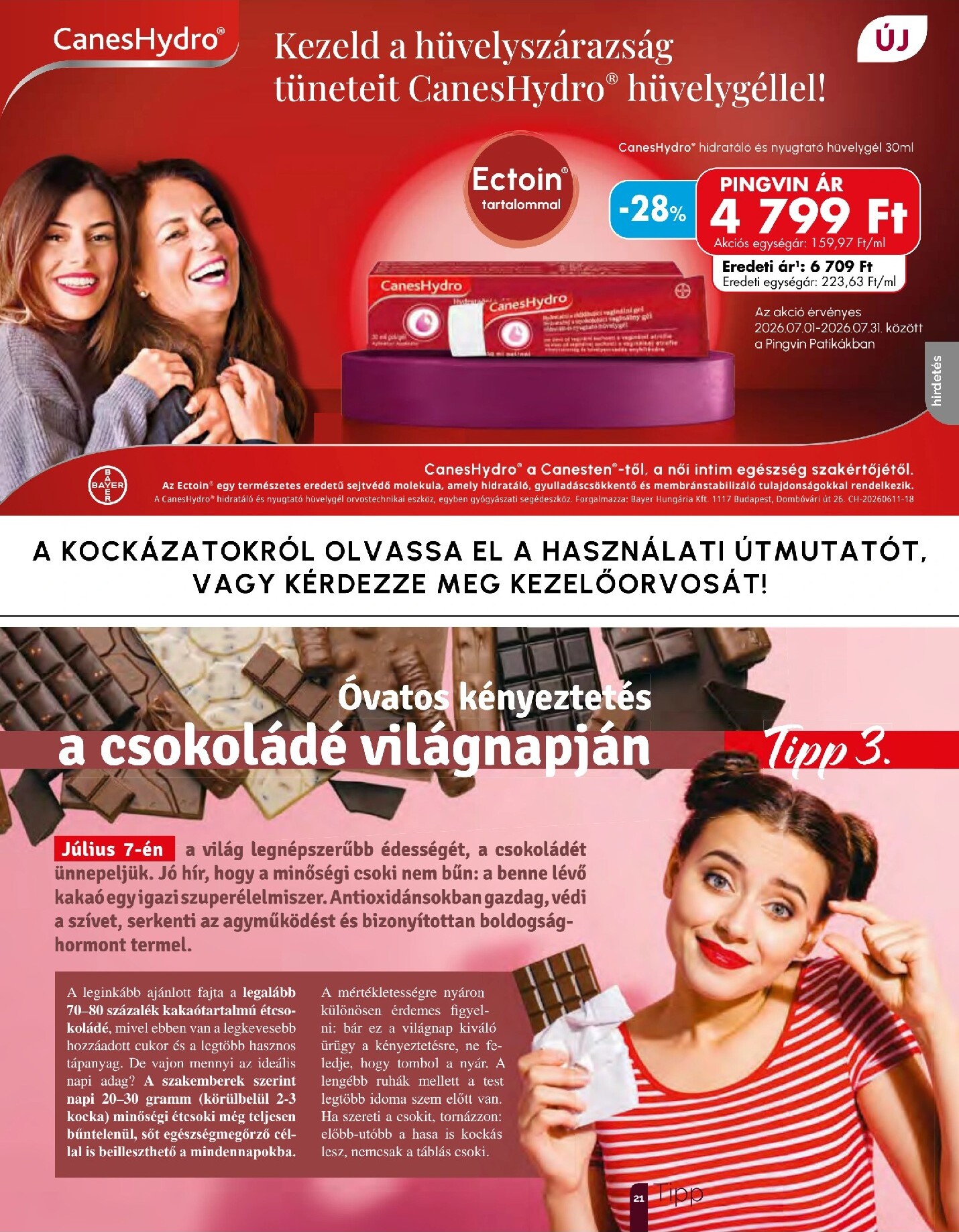 pingvin-patika - Aktuális Pingvin Patika - Magazin szórólap érvényes szerdától 2026.07.01.-től péntektől 2026.07.31.-ig - page: 21