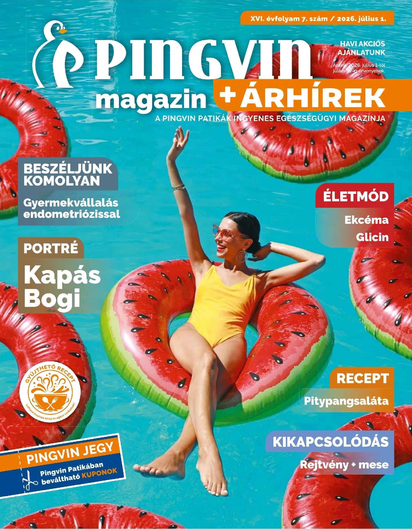 pingvin-patika - Aktuális Pingvin Patika - Magazin szórólap érvényes szerdától 2026.07.01.-től péntektől 2026.07.31.-ig