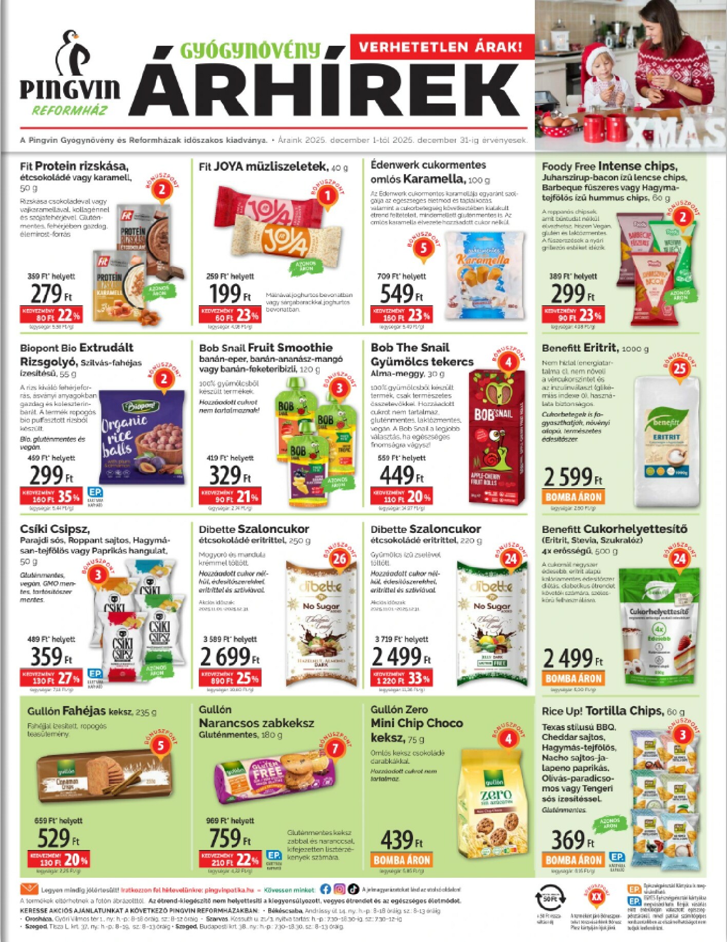 pingvin-patika - Pingvin Patika - Reformház Árhírek akciós újság, érvényes 12.01. - 12.31.