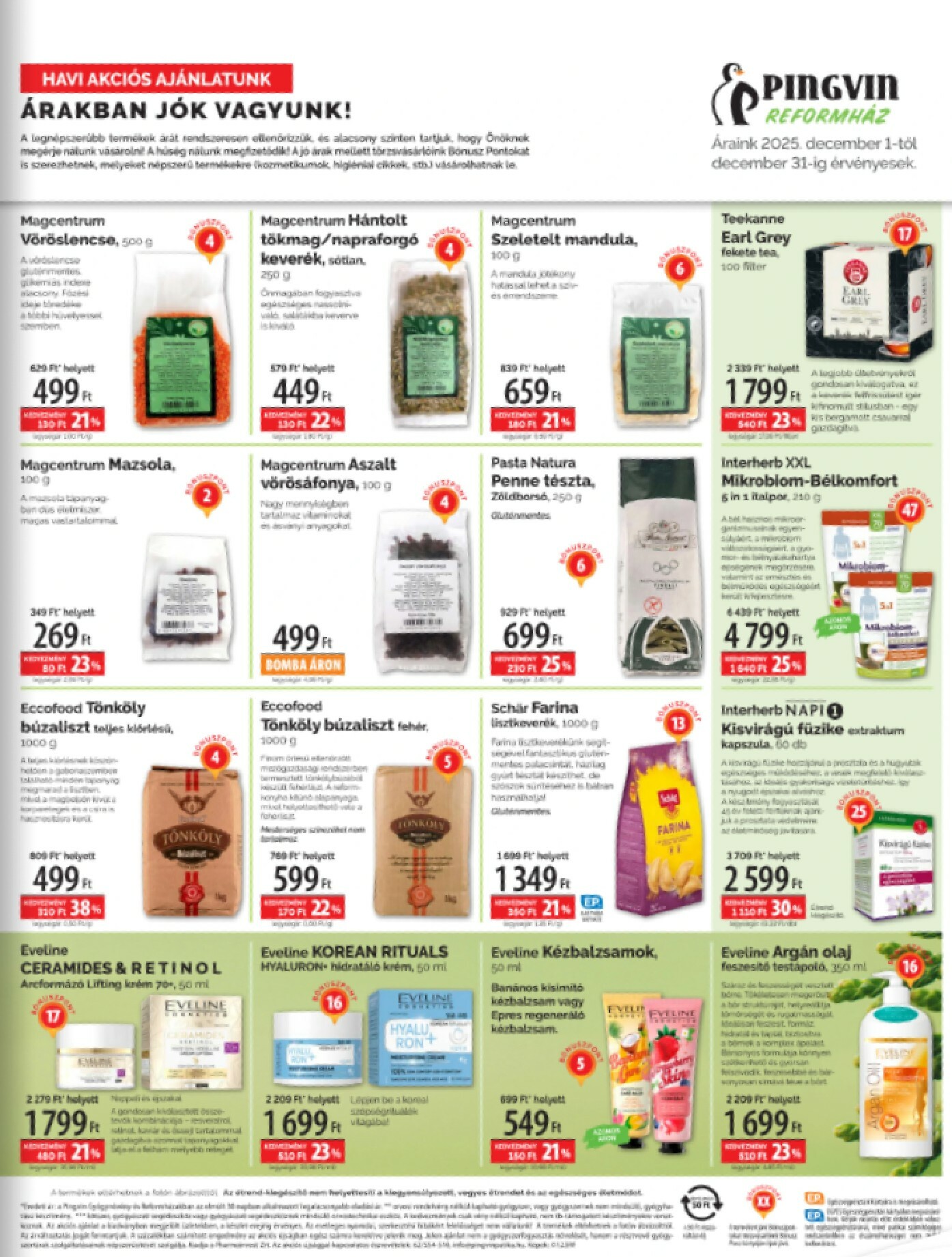 pingvin-patika - Pingvin Patika - Reformház Árhírek akciós újság, érvényes 12.01. - 12.31. - page: 3