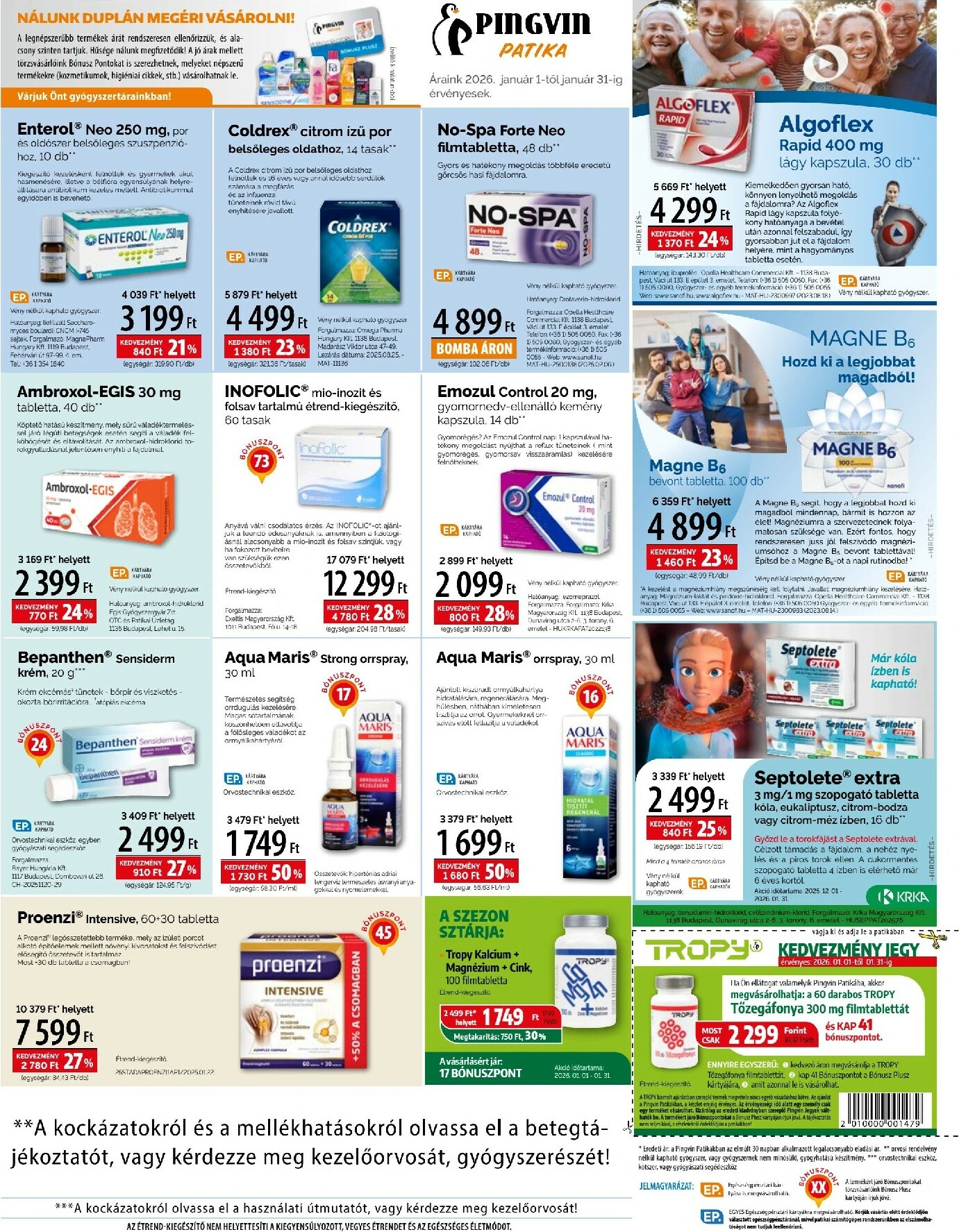 pingvin-patika - Pingvin Patika akciós újság, érvényes 01.01. - 01.31. - page: 3
