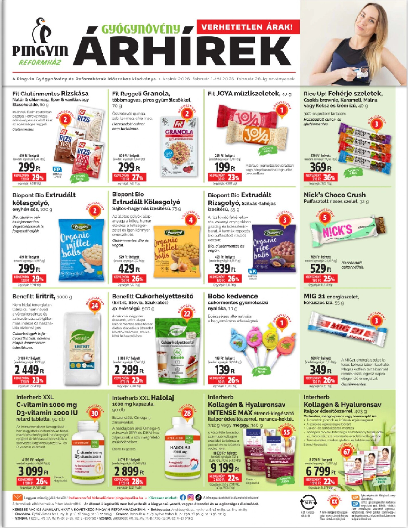 pingvin-patika - Pingvin Patika - Árhírek akciós újság, érvényes 2026.02.01. - 2026.02.28.
