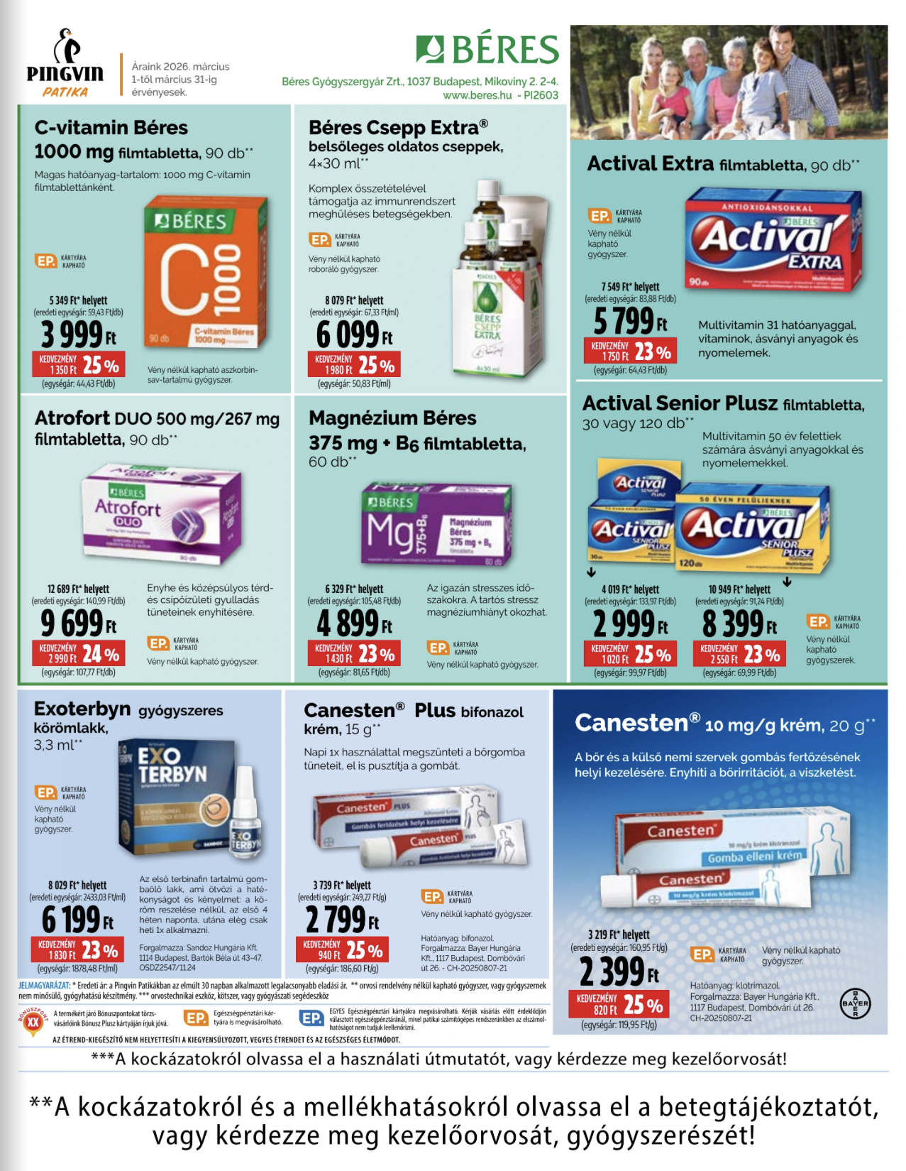 pingvin-patika - Pingvin Patika akciós újság, érvényes 2026.03.01. - 2026.03.31. - page: 7