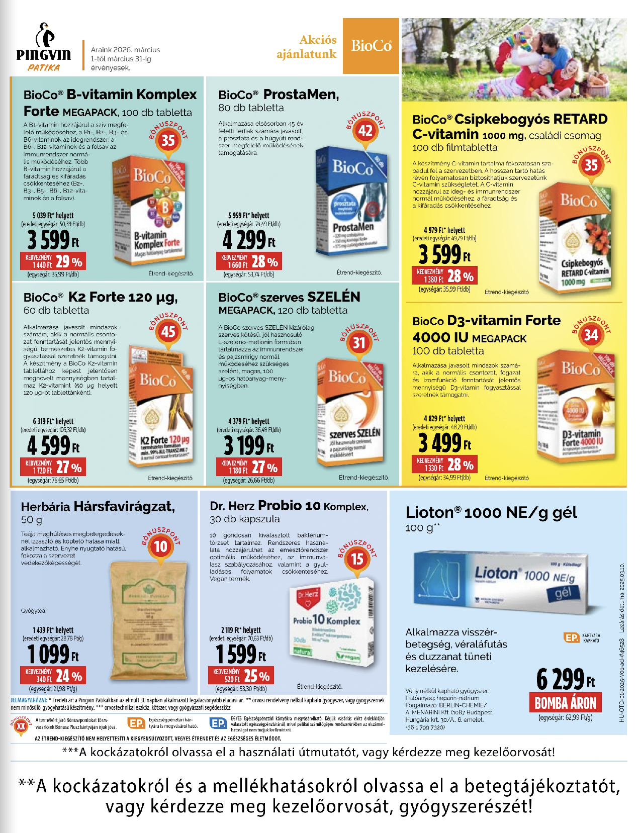 pingvin-patika - Pingvin Patika akciós újság, érvényes 2026.03.01. - 2026.03.31. - page: 3