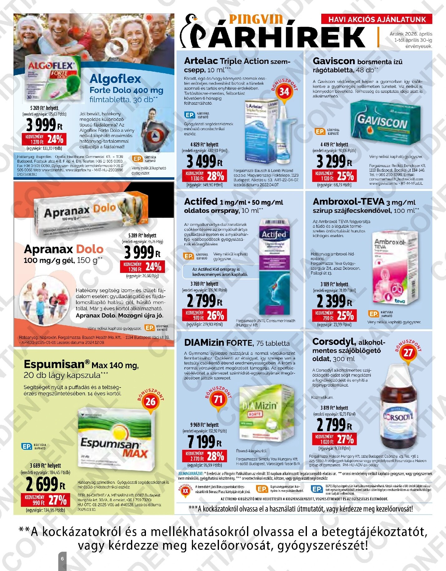 pingvin-patika - Pingvin Patika - Magazin akciós újság, érvényes 2026.04.01. - 2026.04.30. - page: 6