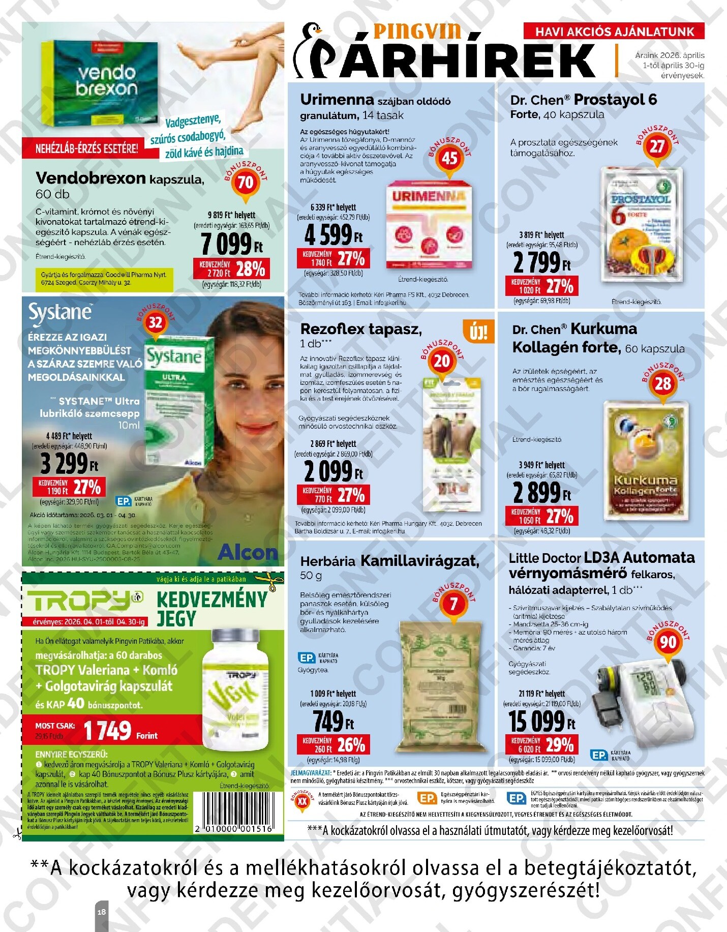 pingvin-patika - Pingvin Patika - Magazin akciós újság, érvényes 2026.04.01. - 2026.04.30. - page: 18