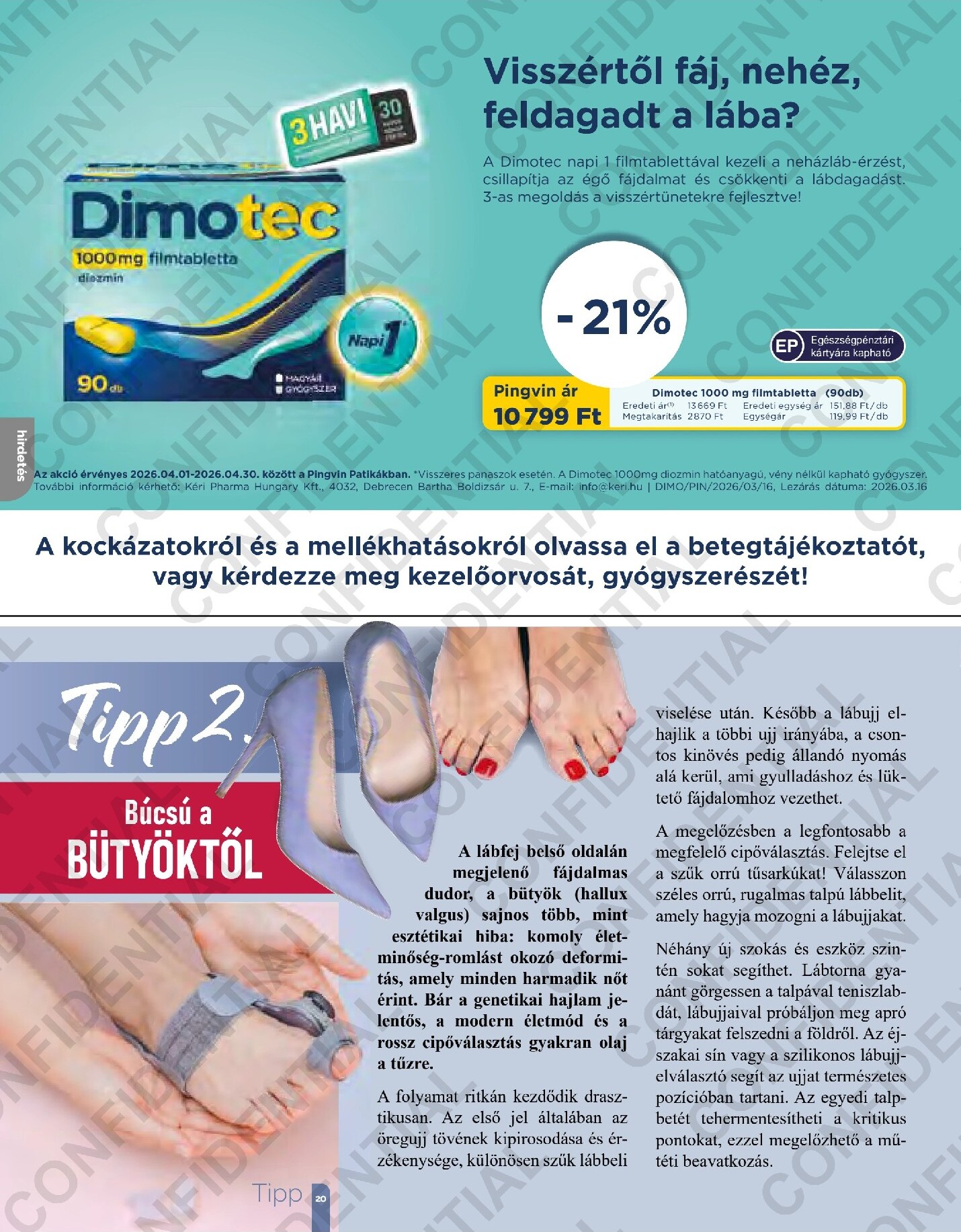 pingvin-patika - Pingvin Patika - Magazin akciós újság, érvényes 2026.04.01. - 2026.04.30. - page: 20