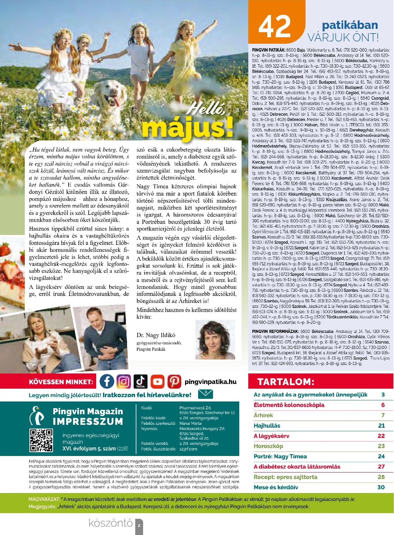 pingvin-patika - Aktuális Pingvin Patika - Magazin szórólap érvényes péntektől 2026.05.01.-től vasárnaptól 2026.05.31.-ig - page: 2