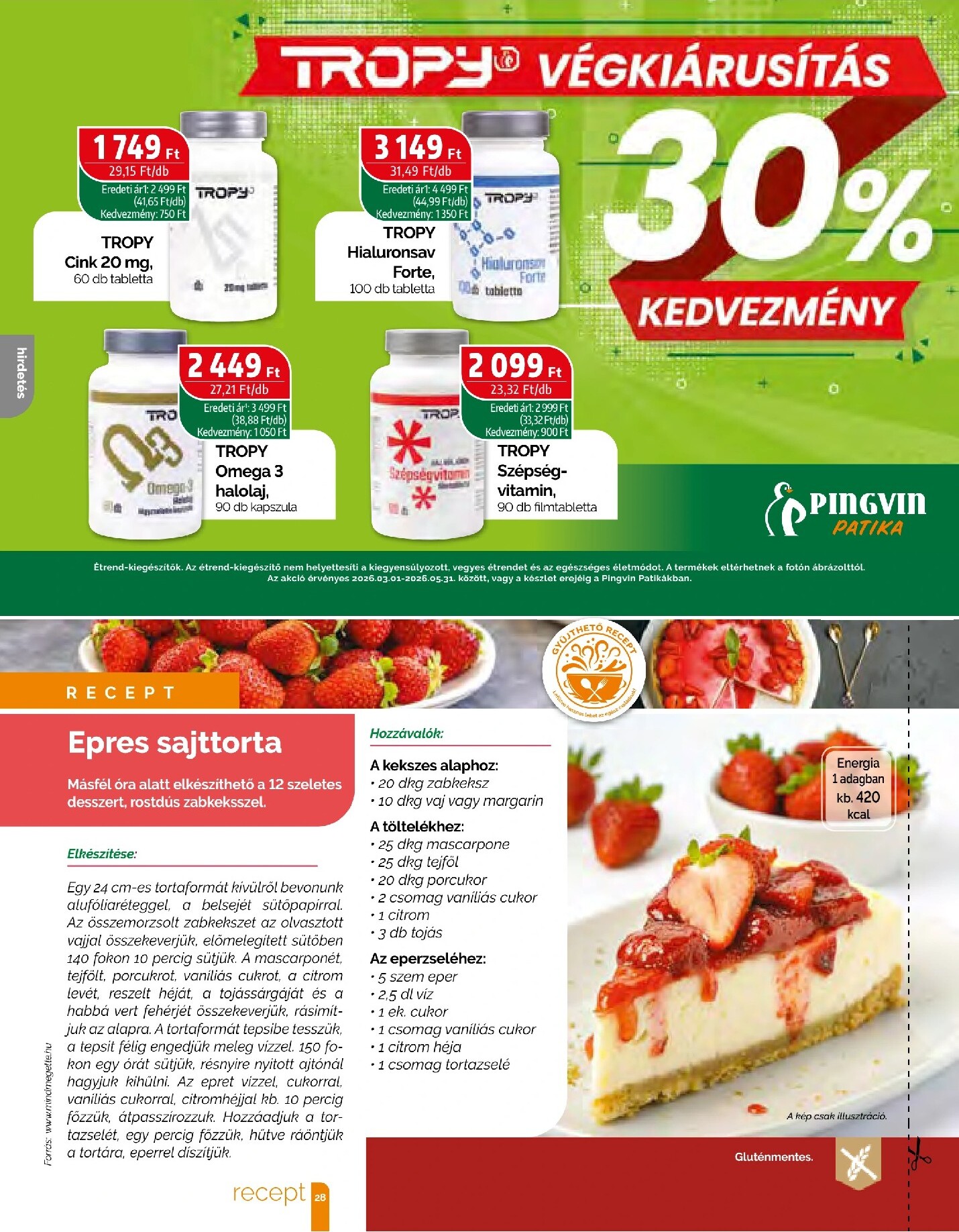 pingvin-patika - Aktuális Pingvin Patika - Magazin szórólap érvényes péntektől 2026.05.01.-től vasárnaptól 2026.05.31.-ig - page: 28