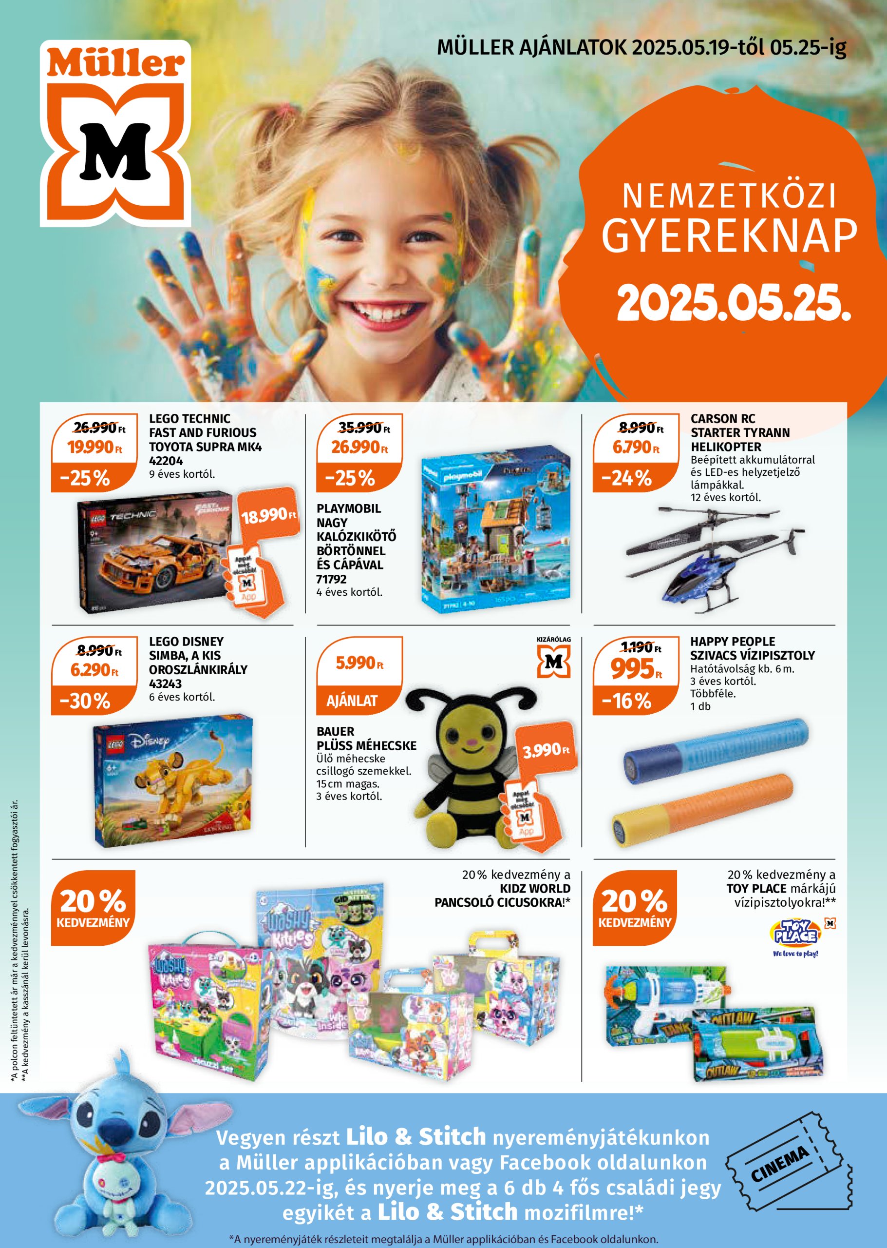 muller - Müller - Játékprospektus akciós újság, érvényes 05.19. - 05.25.