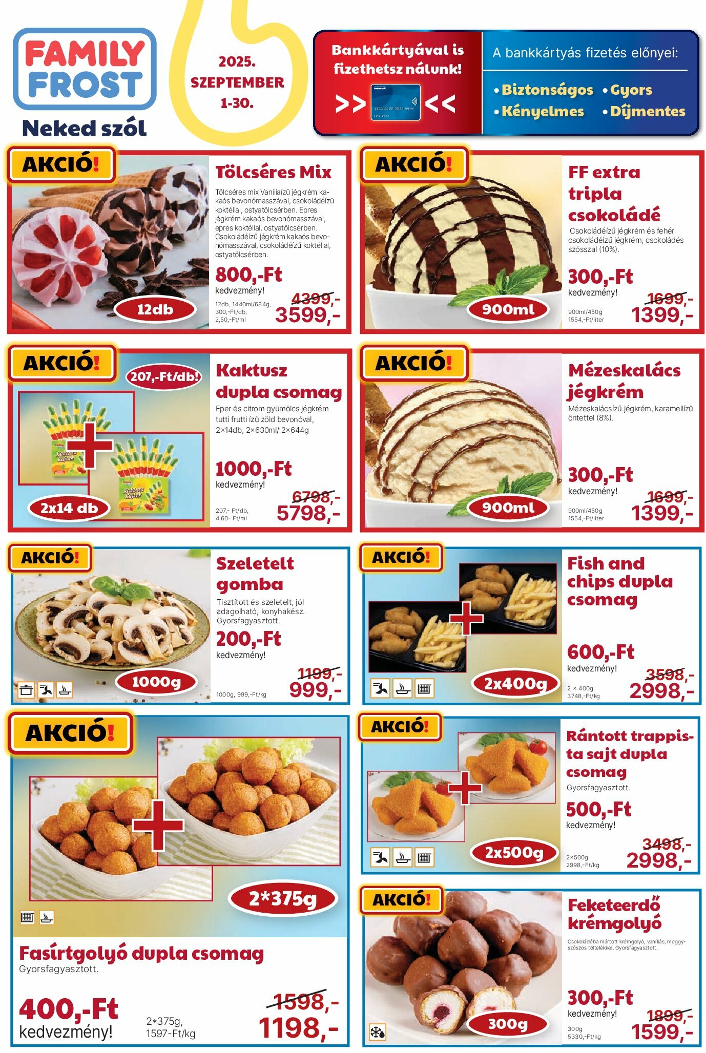 family-frost - Family Frost akciós újság, érvényes 09.01. - 09.30.