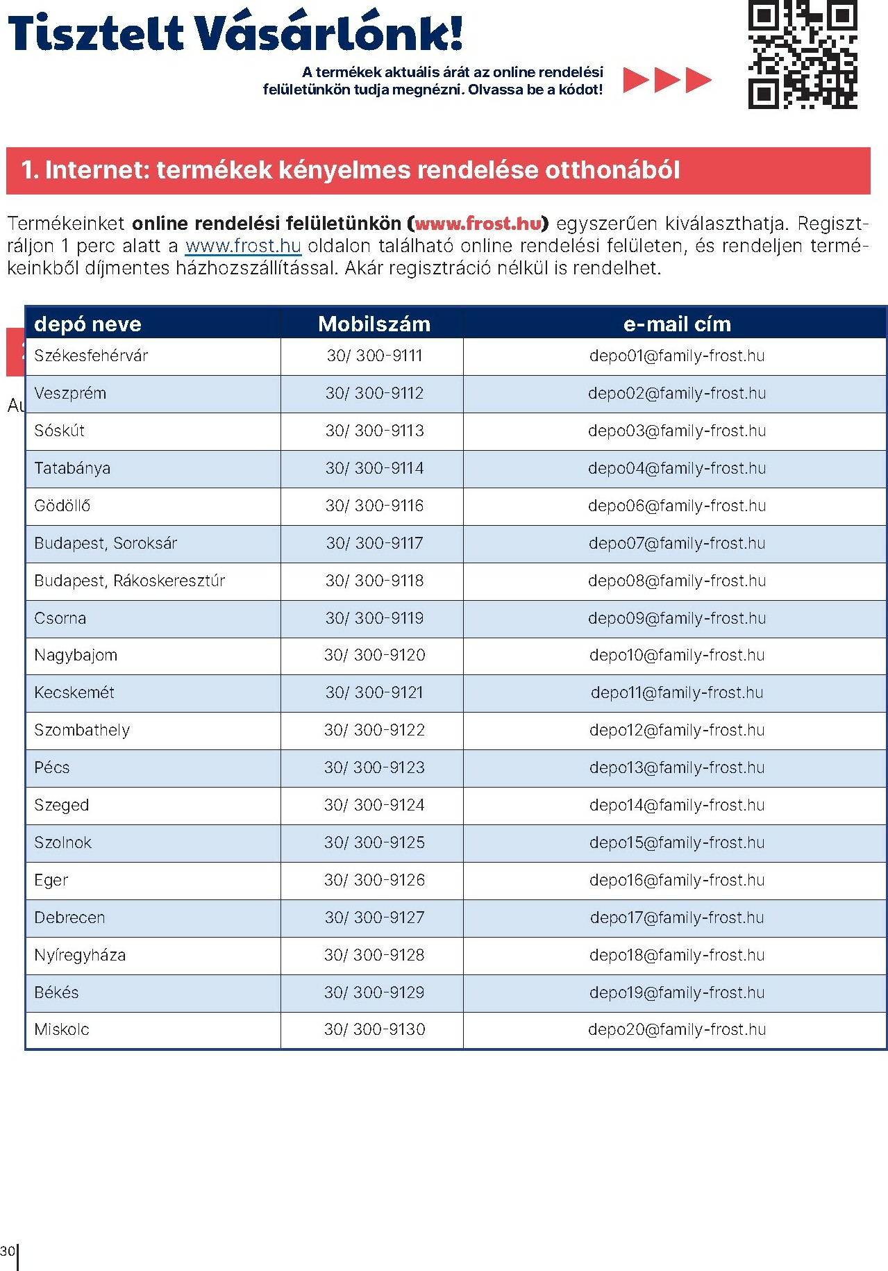 family-frost - Family Frost - Katalógus akciós újság, érvényes 10.01. - 10.31. - page: 30