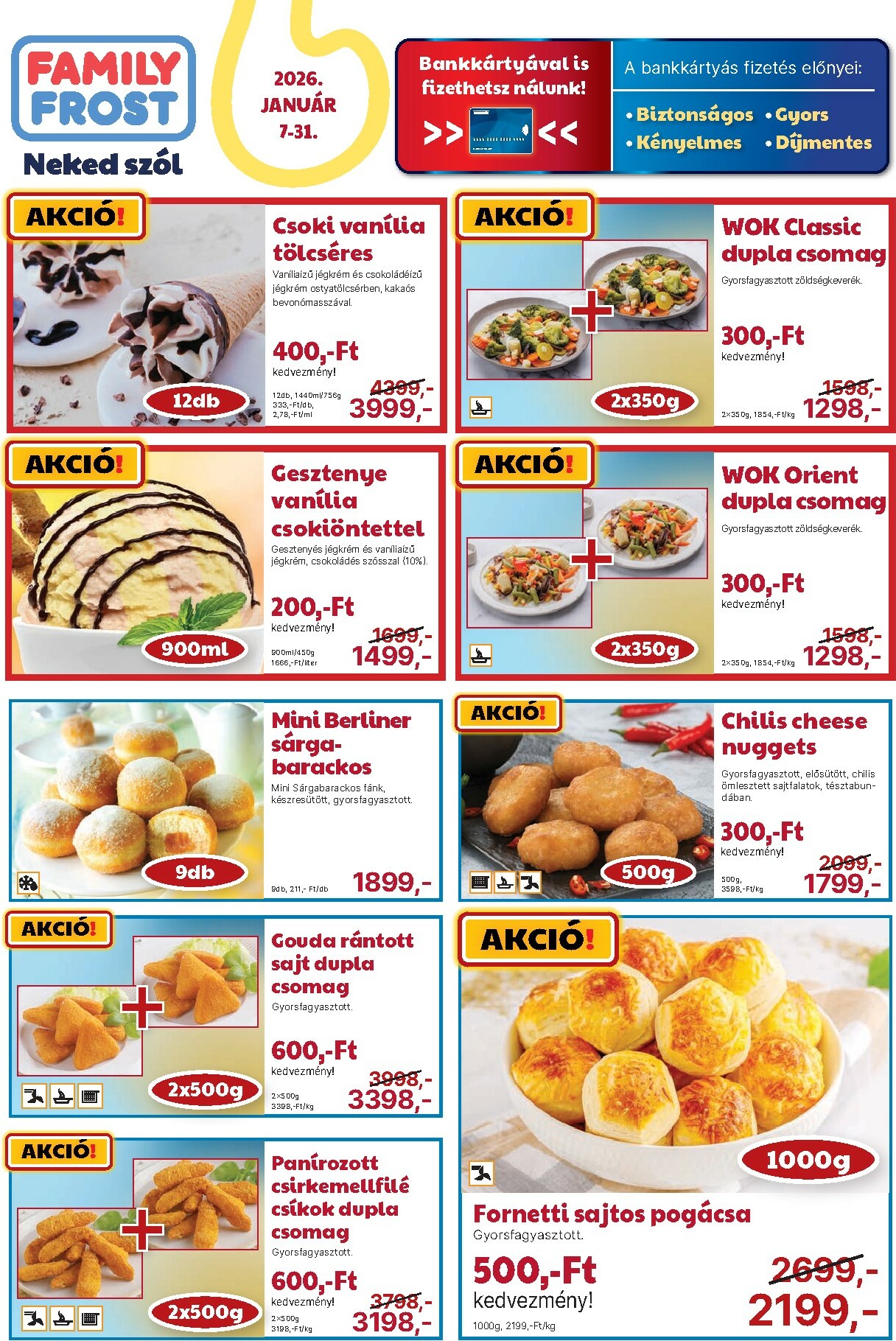 family-frost - Family Frost akciós újság, érvényes 01.07. - 01.31.