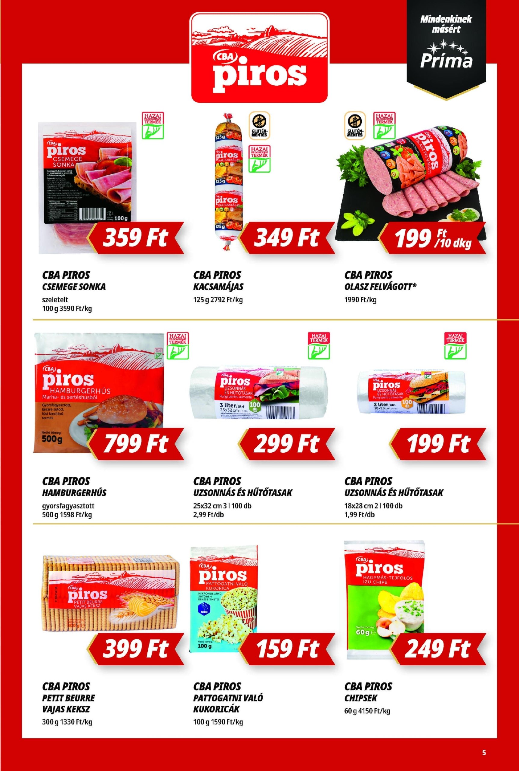 prima - Príma akciós újság, érvényes 06.12. - 06.18. - page: 5