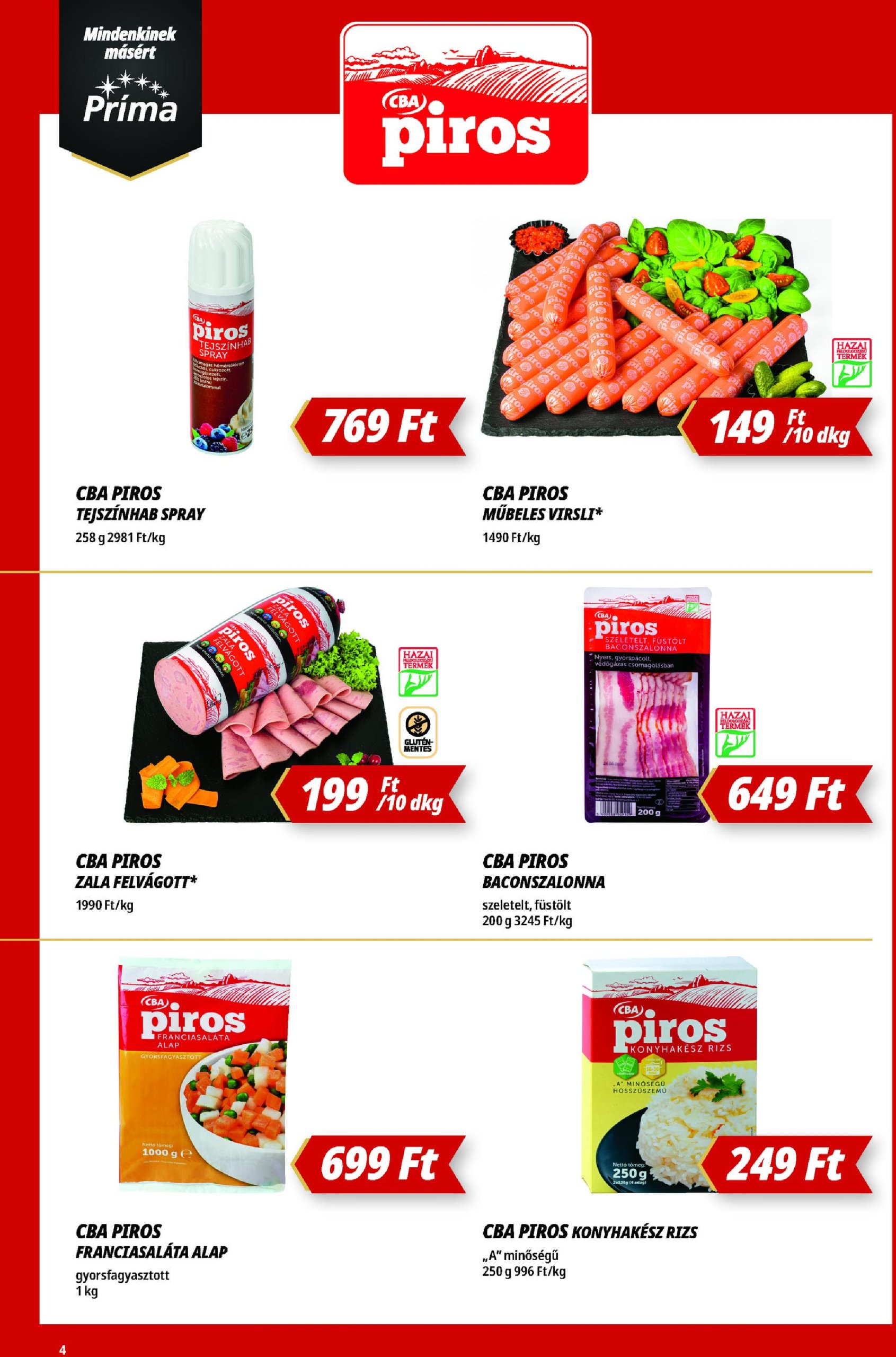 prima - Príma akciós újság, érvényes 06.19. - 06.22. - page: 4