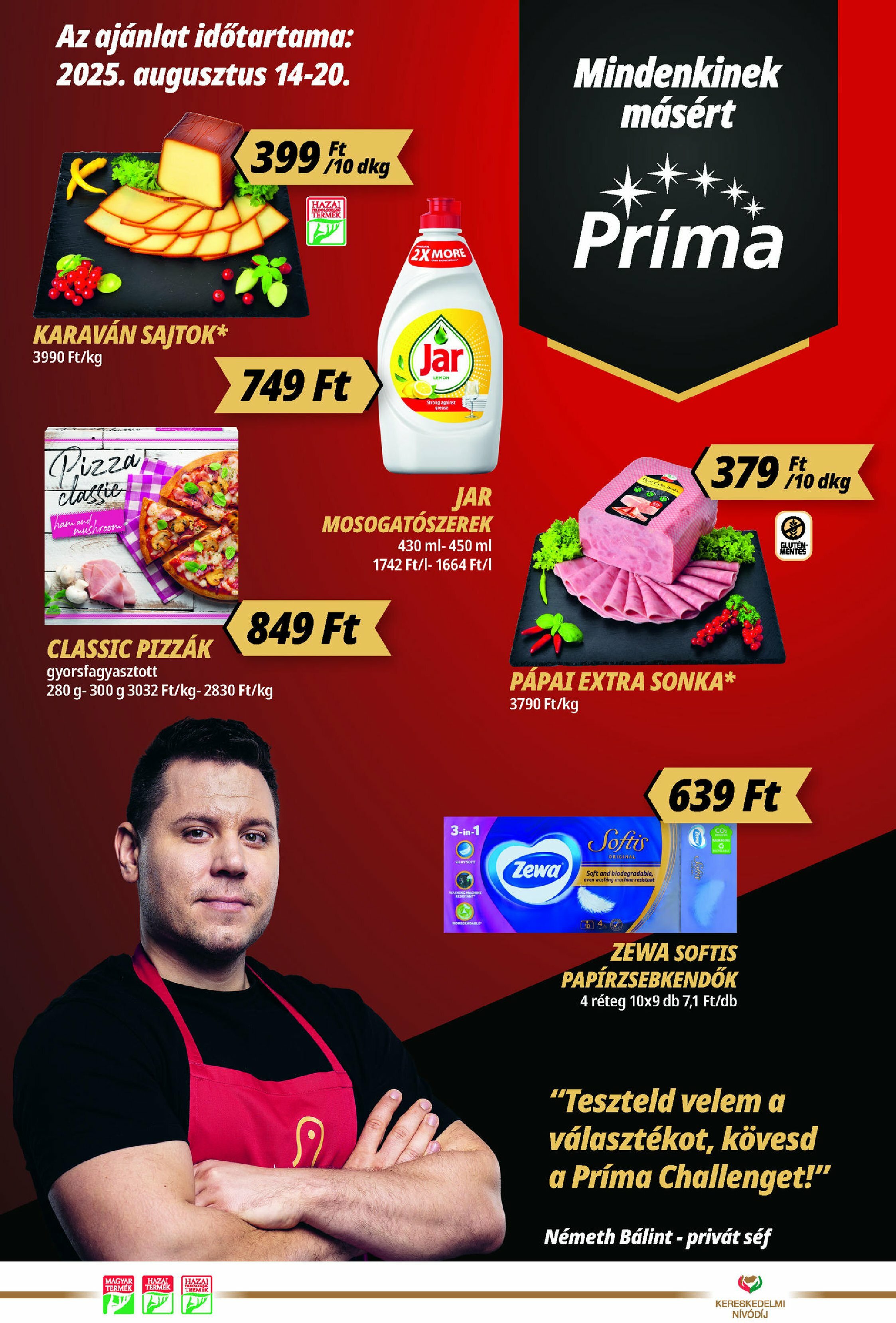 prima - Príma akciós újság, érvényes 08.14. - 08.20.