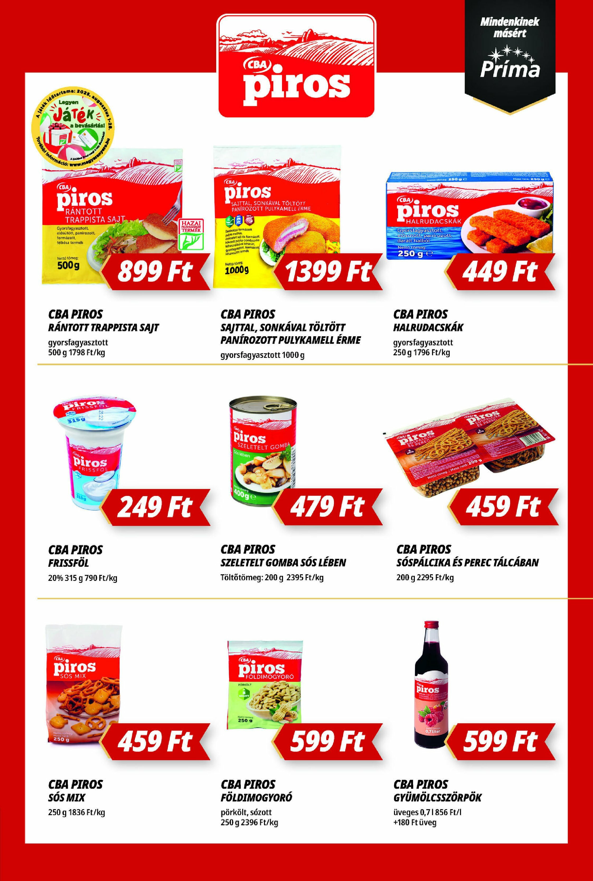 prima - Príma akciós újság, érvényes 08.14. - 08.20. - page: 3