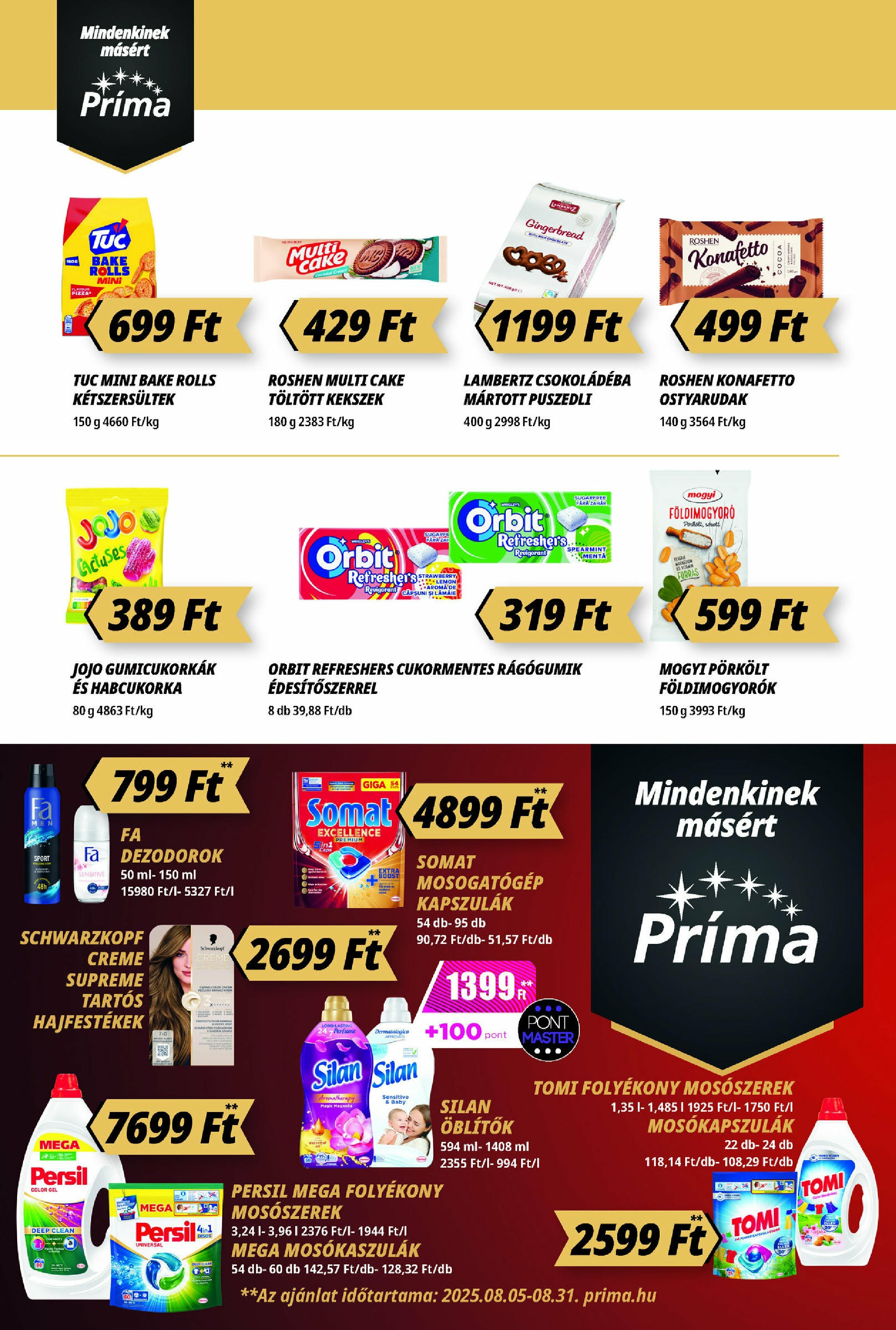 prima - Príma akciós újság, érvényes 08.14. - 08.20. - page: 8