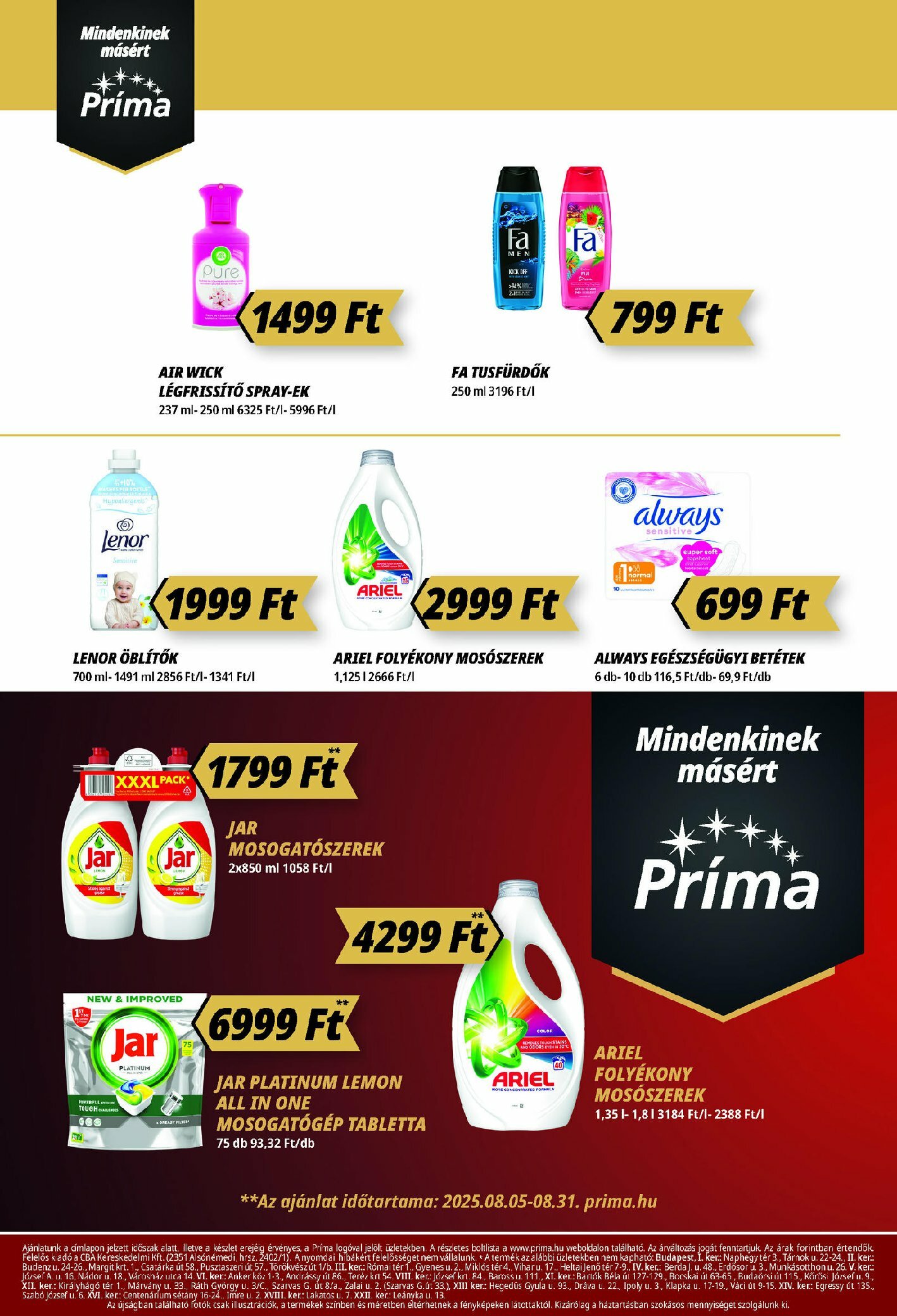 prima - Príma akciós újság, érvényes 08.21. - 08.27. - page: 12