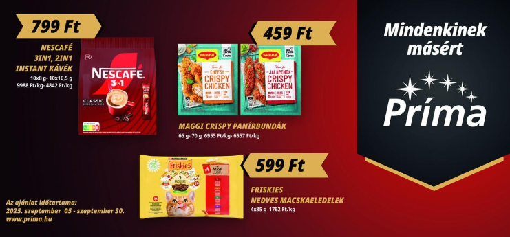 prima - Príma akciós újság, érvényes 09.05. - 09.30. - page: 3
