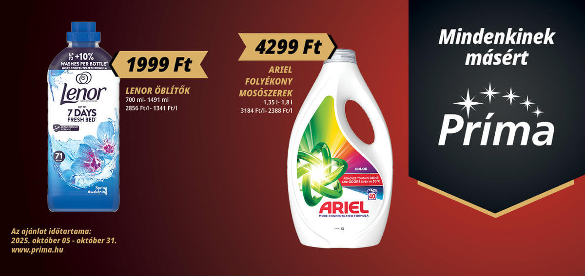 prima - Príma akciós újság, érvényes 10.05. - 10.31. - page: 4