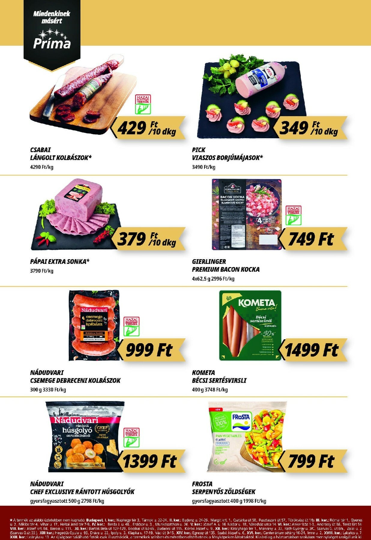 prima - Príma akciós újság, érvényes 10.09. - 10.15. - page: 2