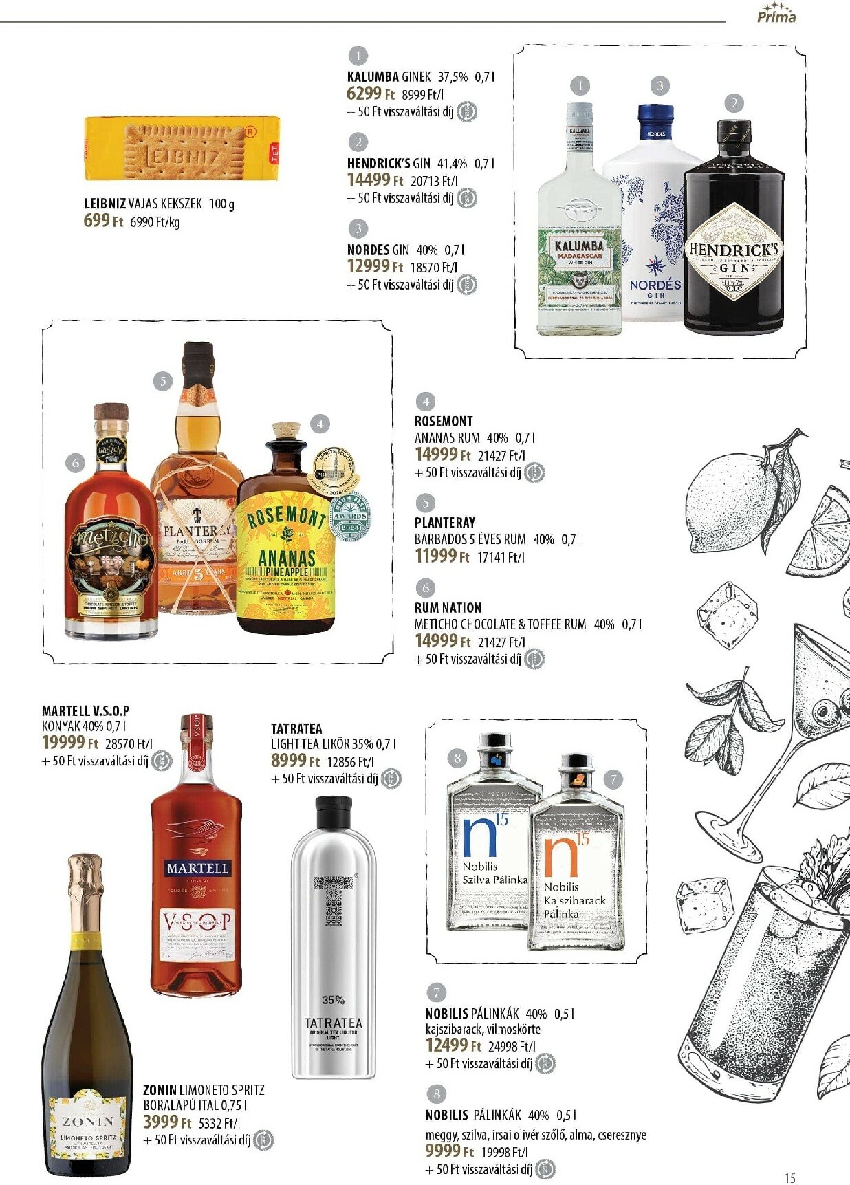 prima - Príma - Borkatalógus akciós újság, érvényes 11.11. - 12.31. - page: 15