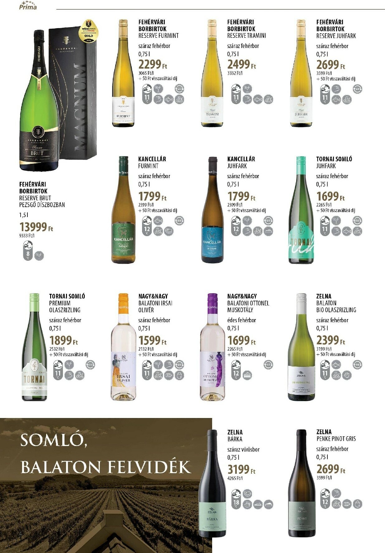 prima - Príma - Borkatalógus akciós újság, érvényes 11.11. - 12.31. - page: 4