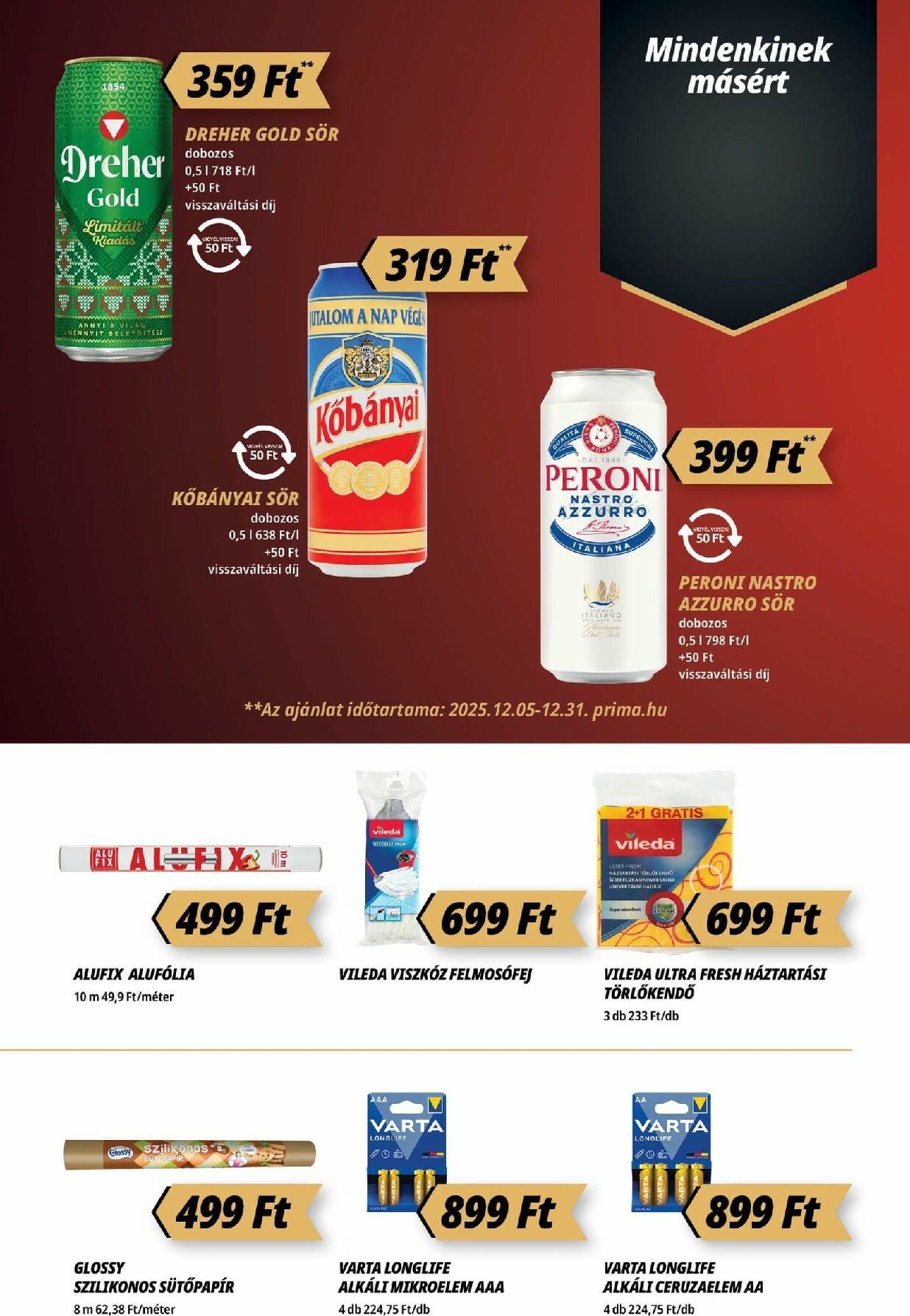 prima - Príma akciós újság, érvényes 12.11. - 12.17. - page: 14