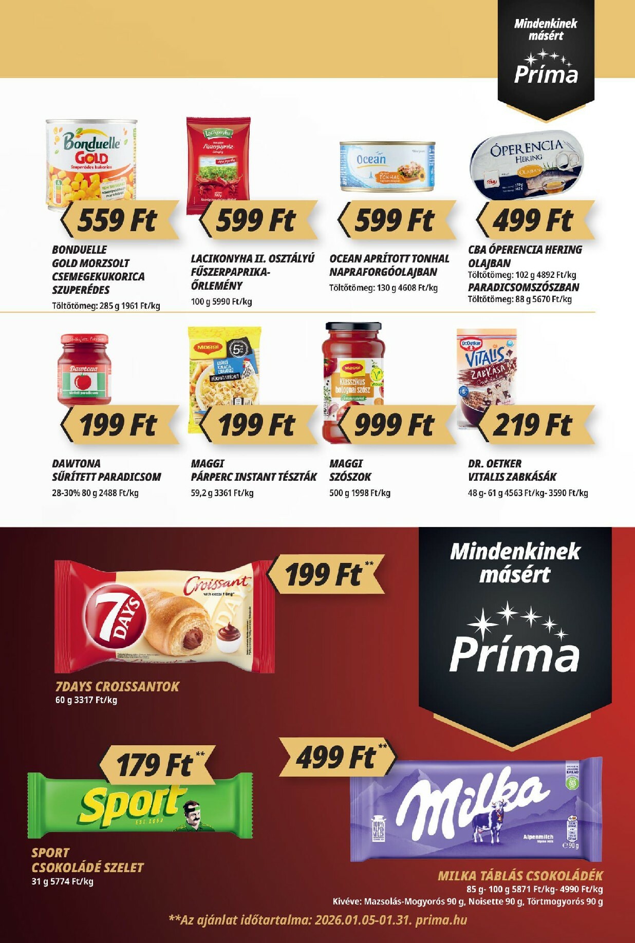 prima - Príma akciós újság, érvényes 01.15. - 01.21. - page: 7