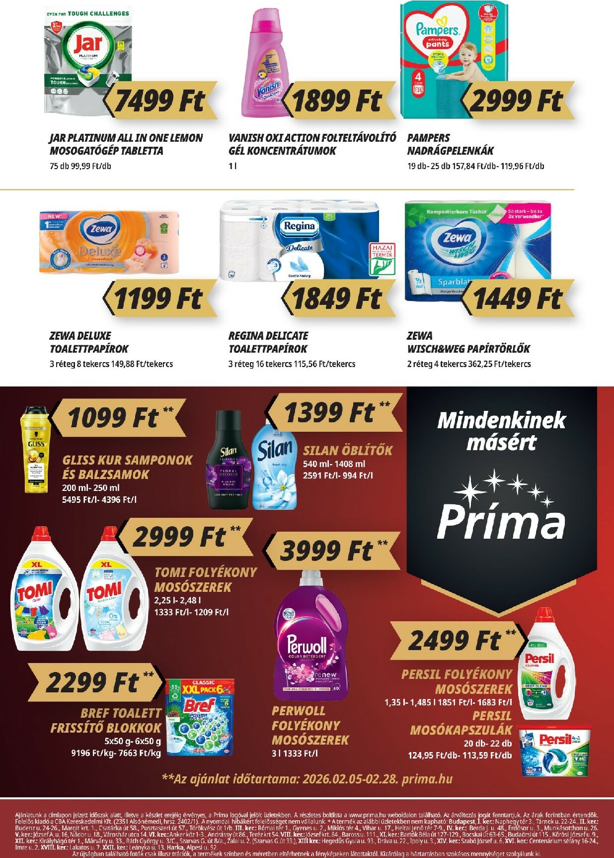 prima - Príma akciós újság, érvényes 2026.02.12. - 2026.02.18. - page: 12