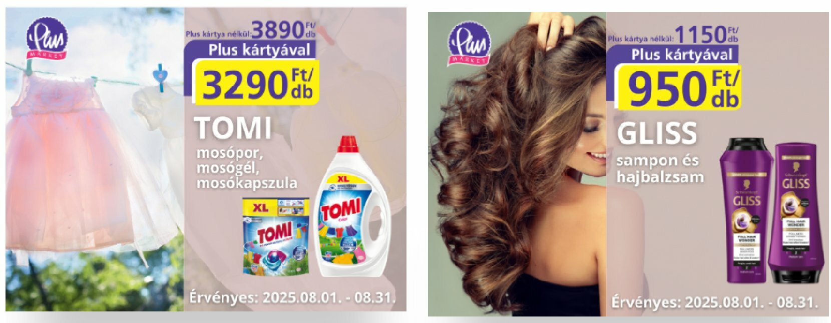 plus-market - Plus Market akciós újság, érvényes 08.01. - 08.31.