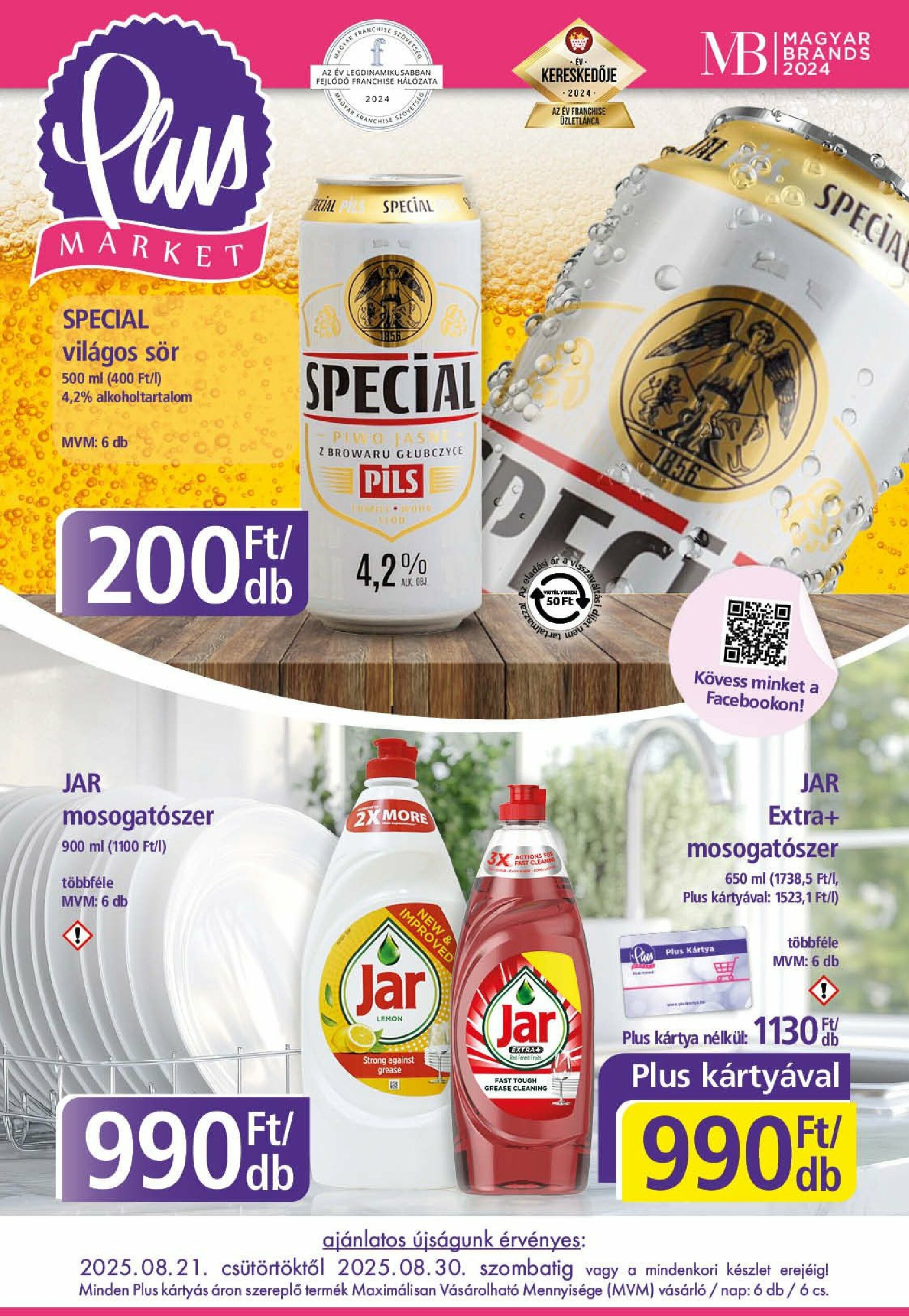 plus-market - Plus Market akciós újság, érvényes 08.21. - 08.30.