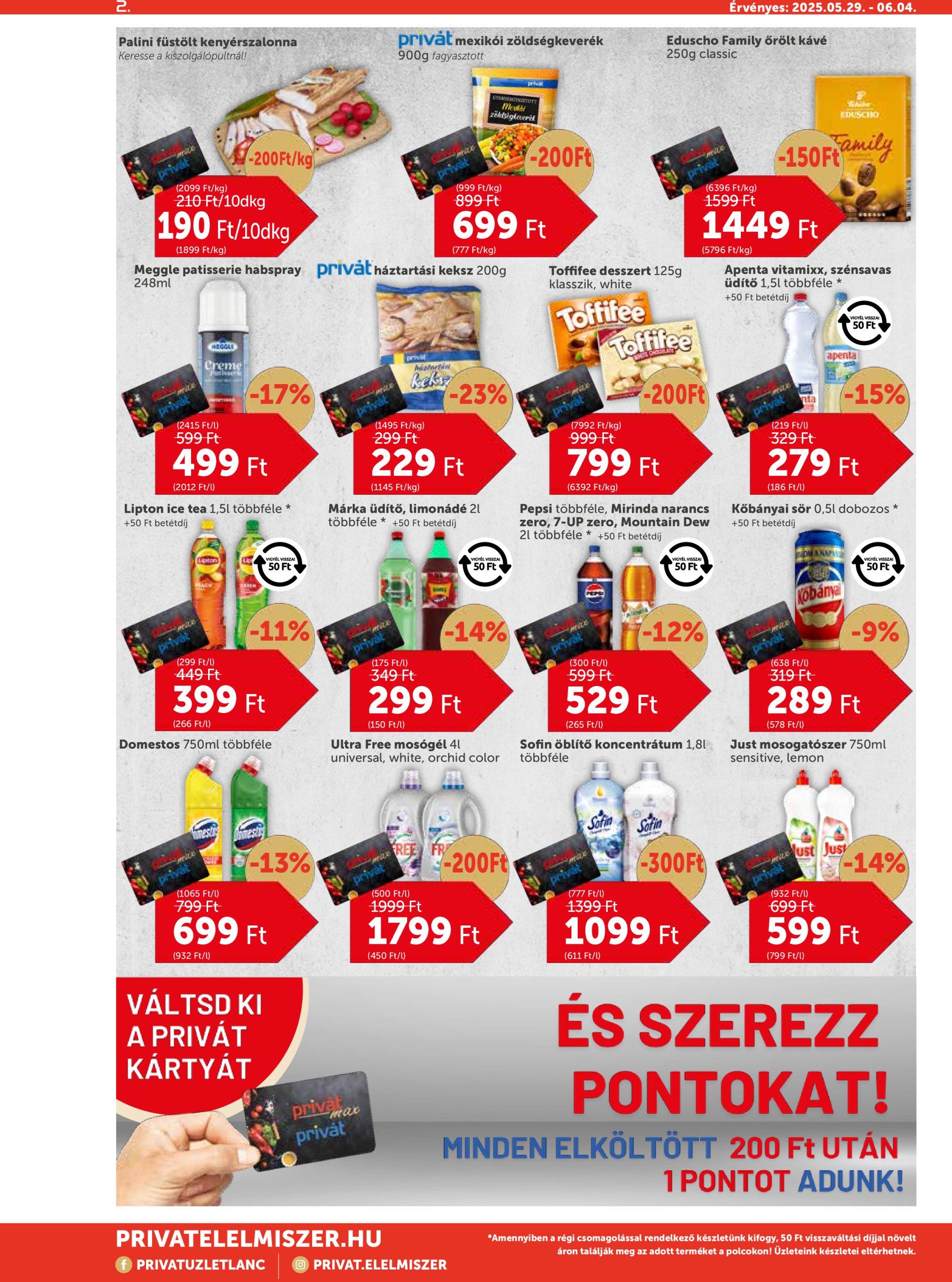 privat-elelmiszer - Privát Max akciós újság, érvényes 05.29. - 06.04. - page: 2