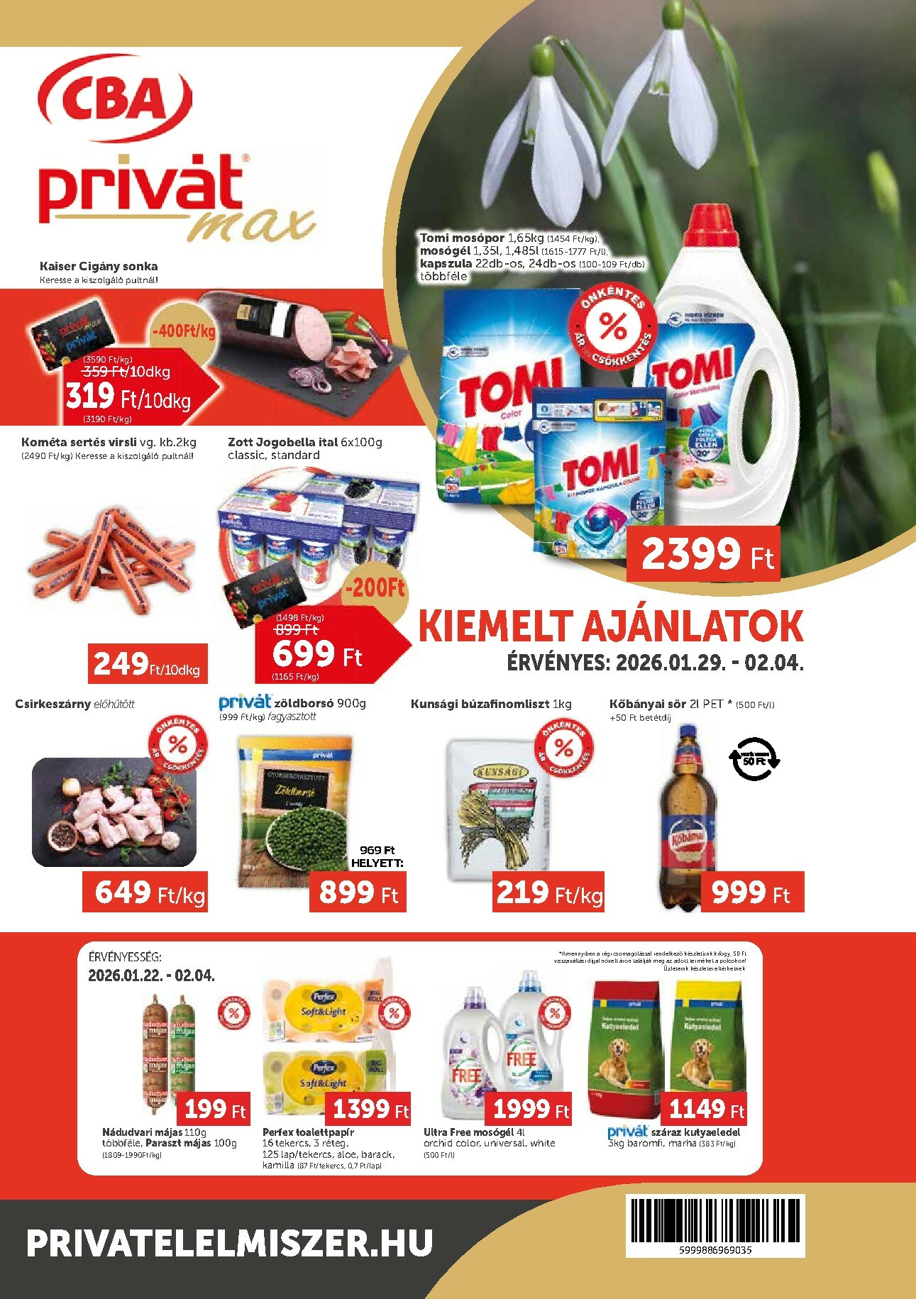 privat-elelmiszer - Privát Max akciós újság, érvényes 01.29. - 02.04.