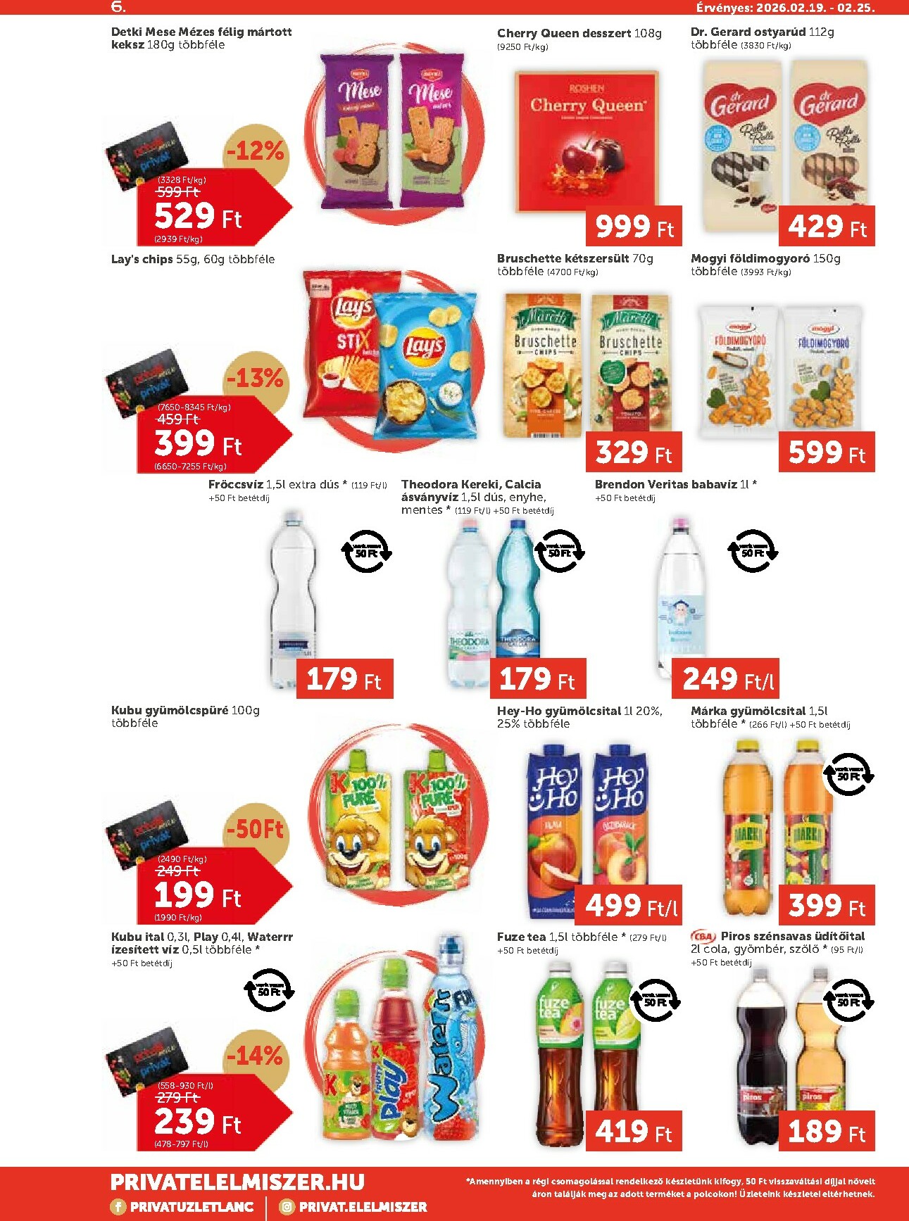 privat-elelmiszer - Privát Max akciós újság, érvényes 2026.02.19. - 2026.02.25. - page: 6