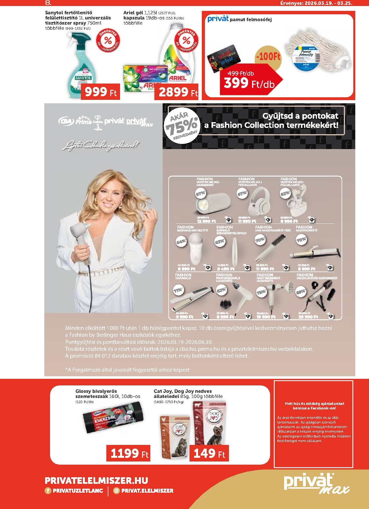 privat-elelmiszer - Privát Max akciós újság, érvényes 2026.03.19. - 2026.03.25. - page: 8