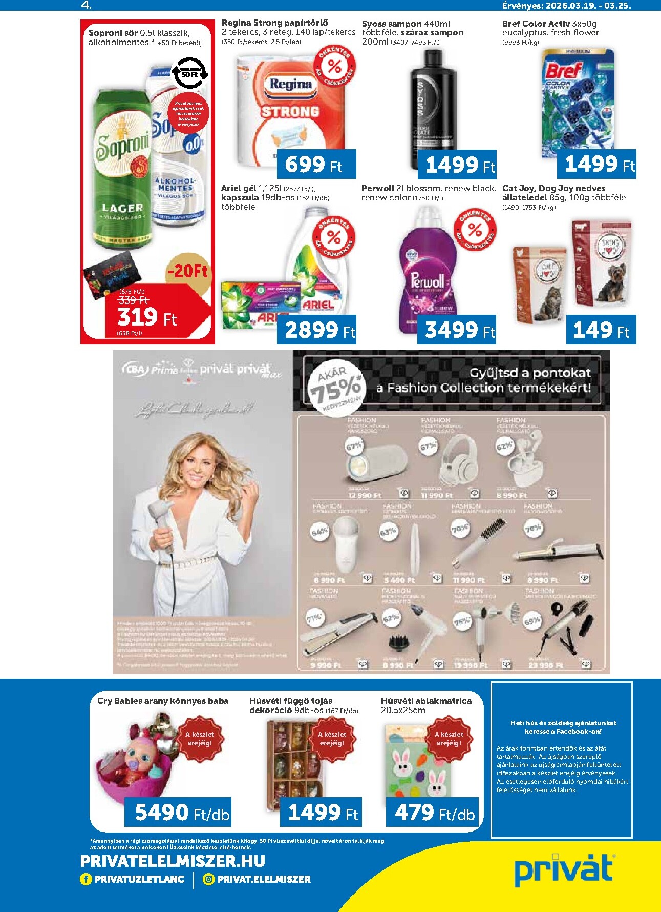privat-elelmiszer - Privát akciós újság, érvényes 2026.03.19. - 2026.03.25. - page: 4