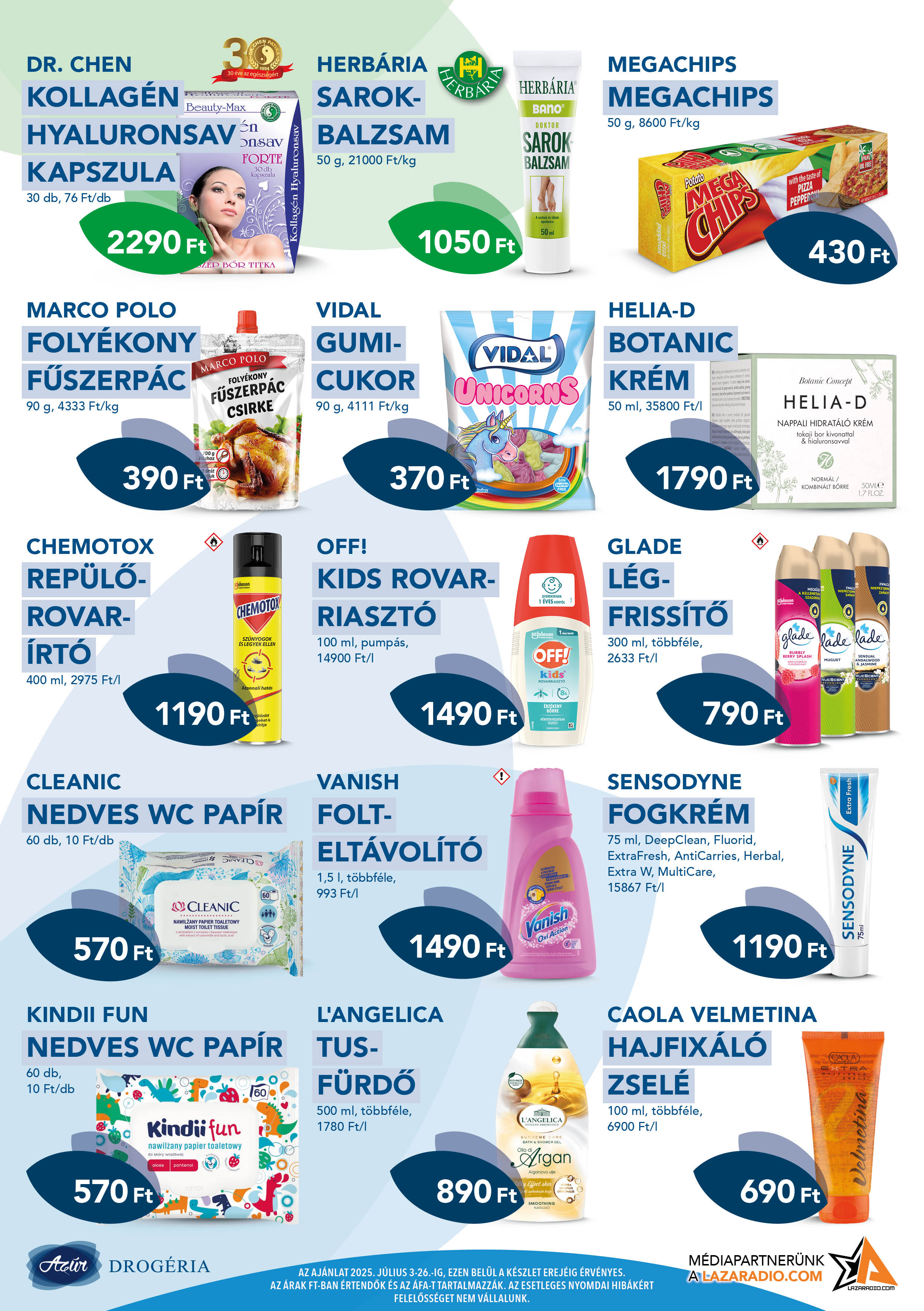 azur - Azúr akciós újság, érvényes 07.03. - 07.26. - page: 4