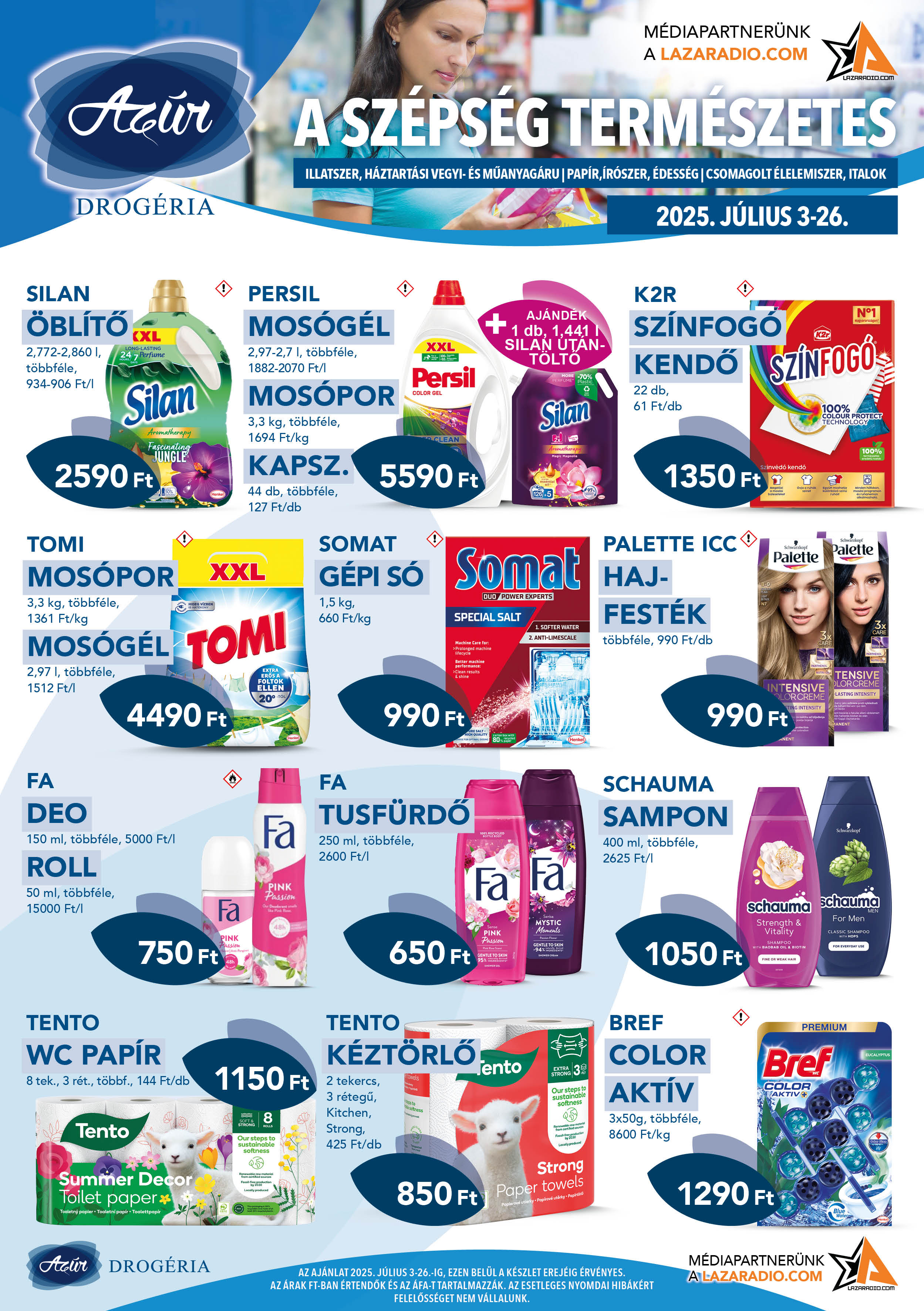 azur - Azúr akciós újság, érvényes 07.03. - 07.26.