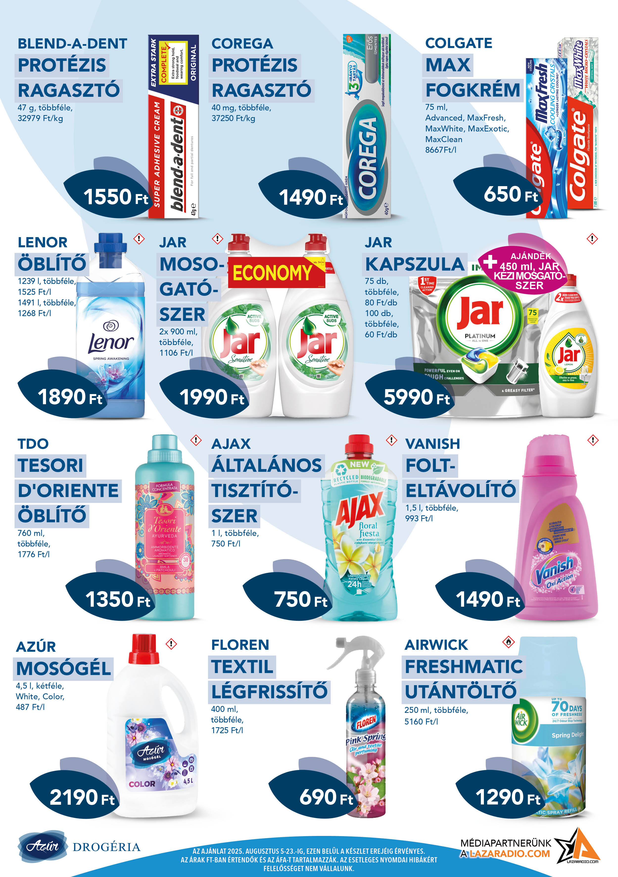 azur - Azúr akciós újság, érvényes 08.05. - 08.23. - page: 2