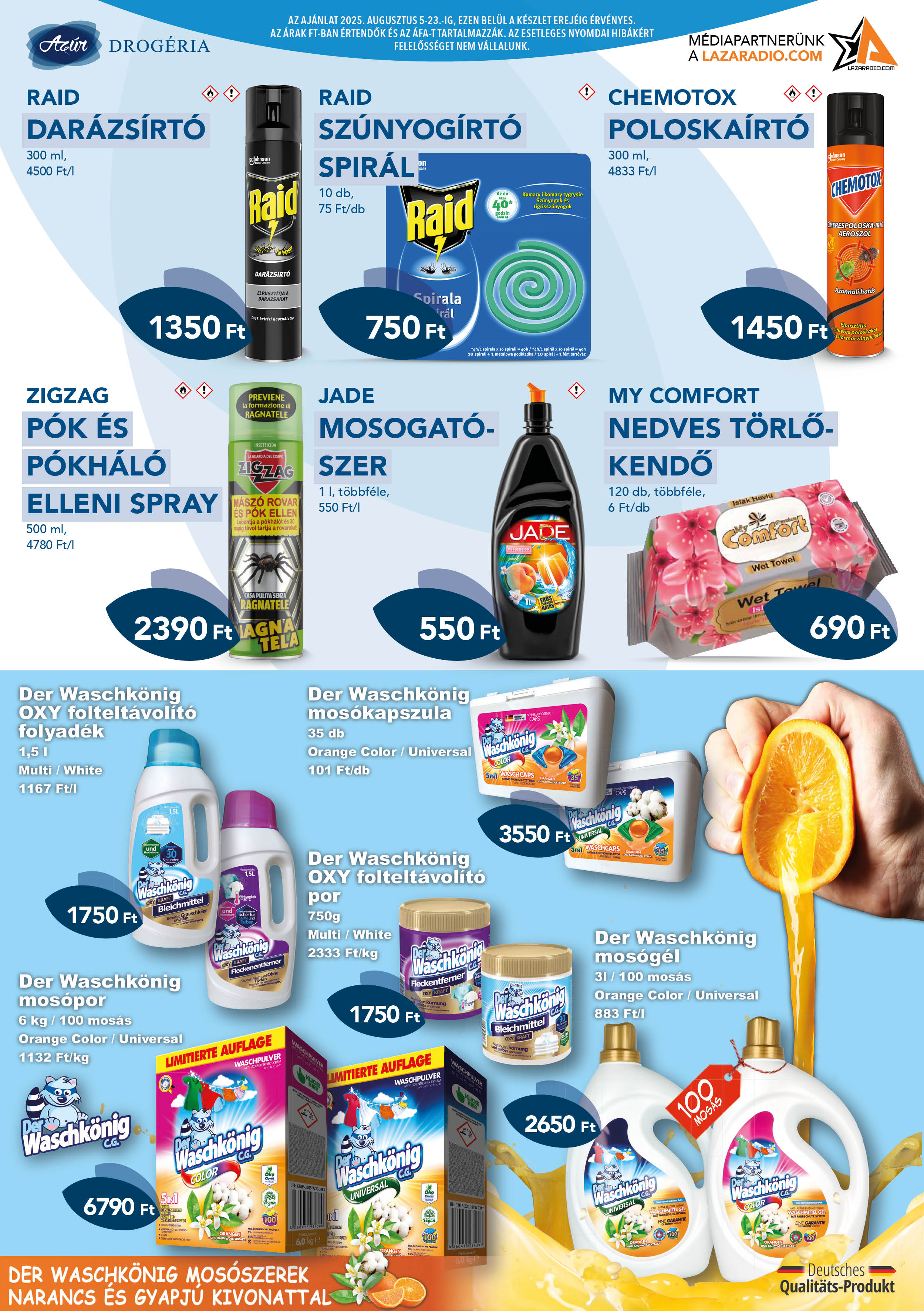 azur - Azúr akciós újság, érvényes 08.05. - 08.23. - page: 3