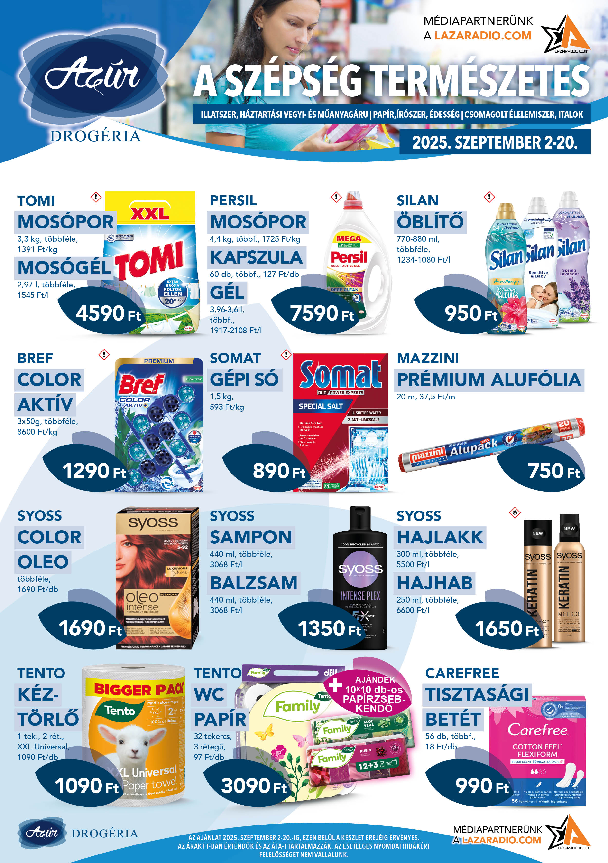 azur - Azúr akciós újság, érvényes 09.02. - 09.20.