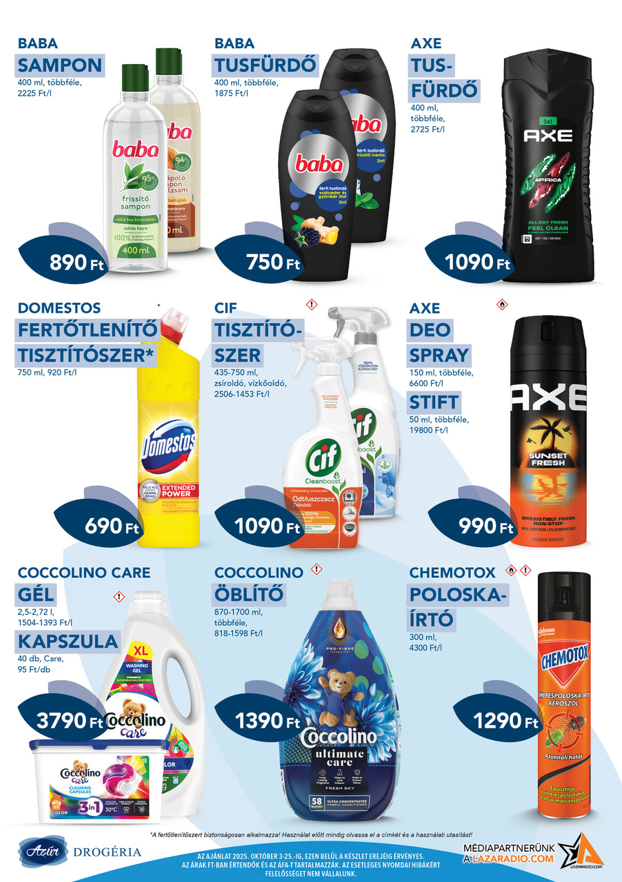 azur - Azúr akciós újság, érvényes 10.03. - 10.25. - page: 4