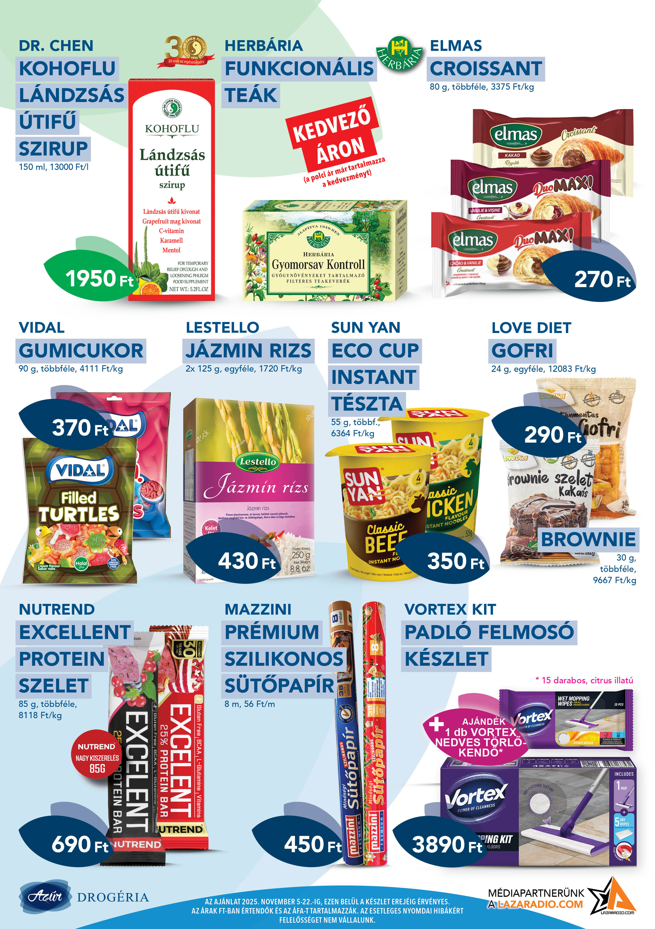 azur - Azúr akciós újság, érvényes 11.05. - 11.22. - page: 6